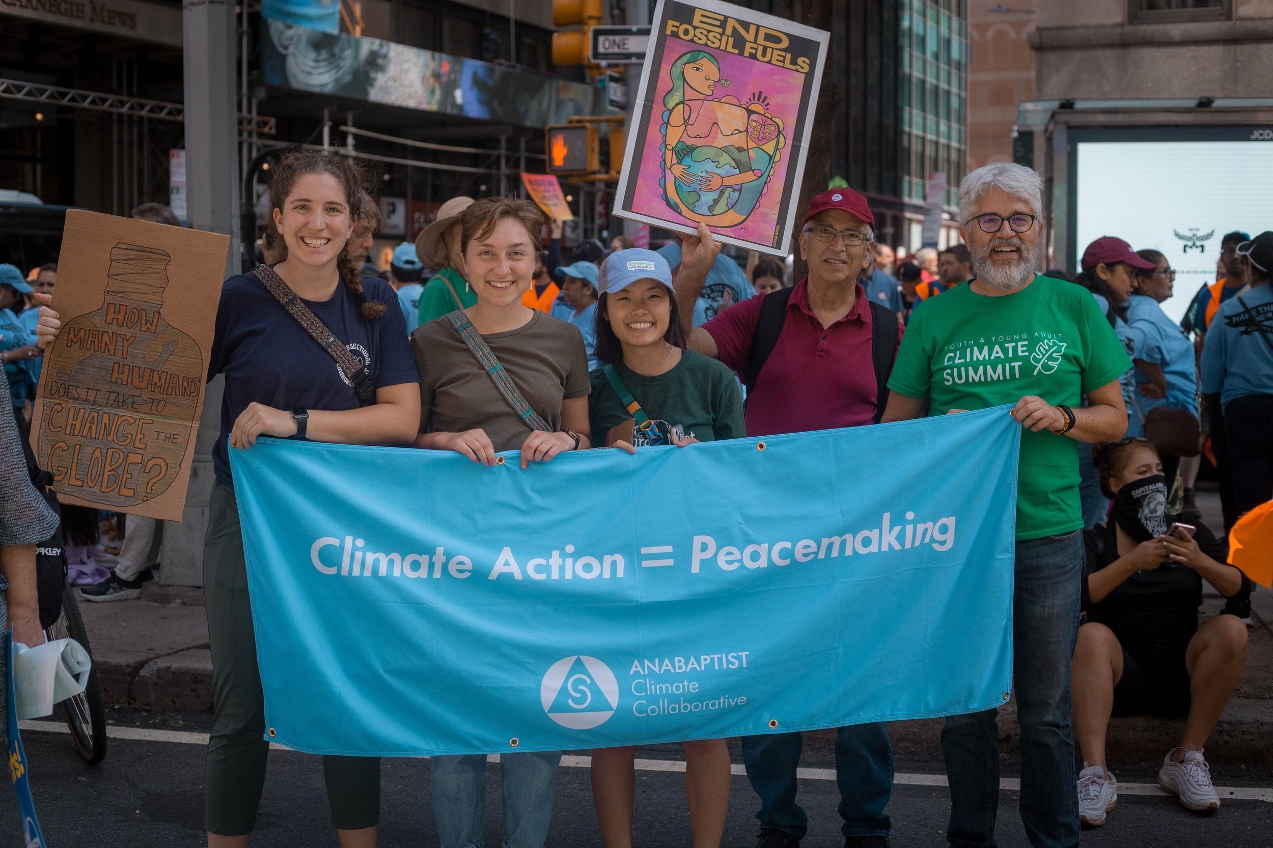  ACC gathered students, alumni, and community members to join the March to End Fossil Fuels in New York City on September 17, 2023. 