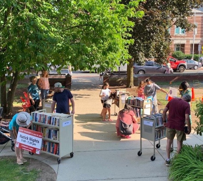 Natick Nights pop-up book sales