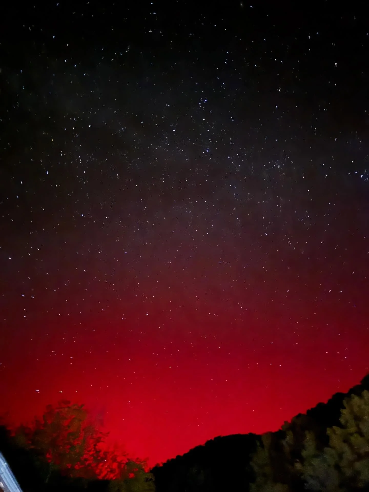 Another amazing Aurora Borealis all the way in South of New Mexico 😲#cloudcrofthostel