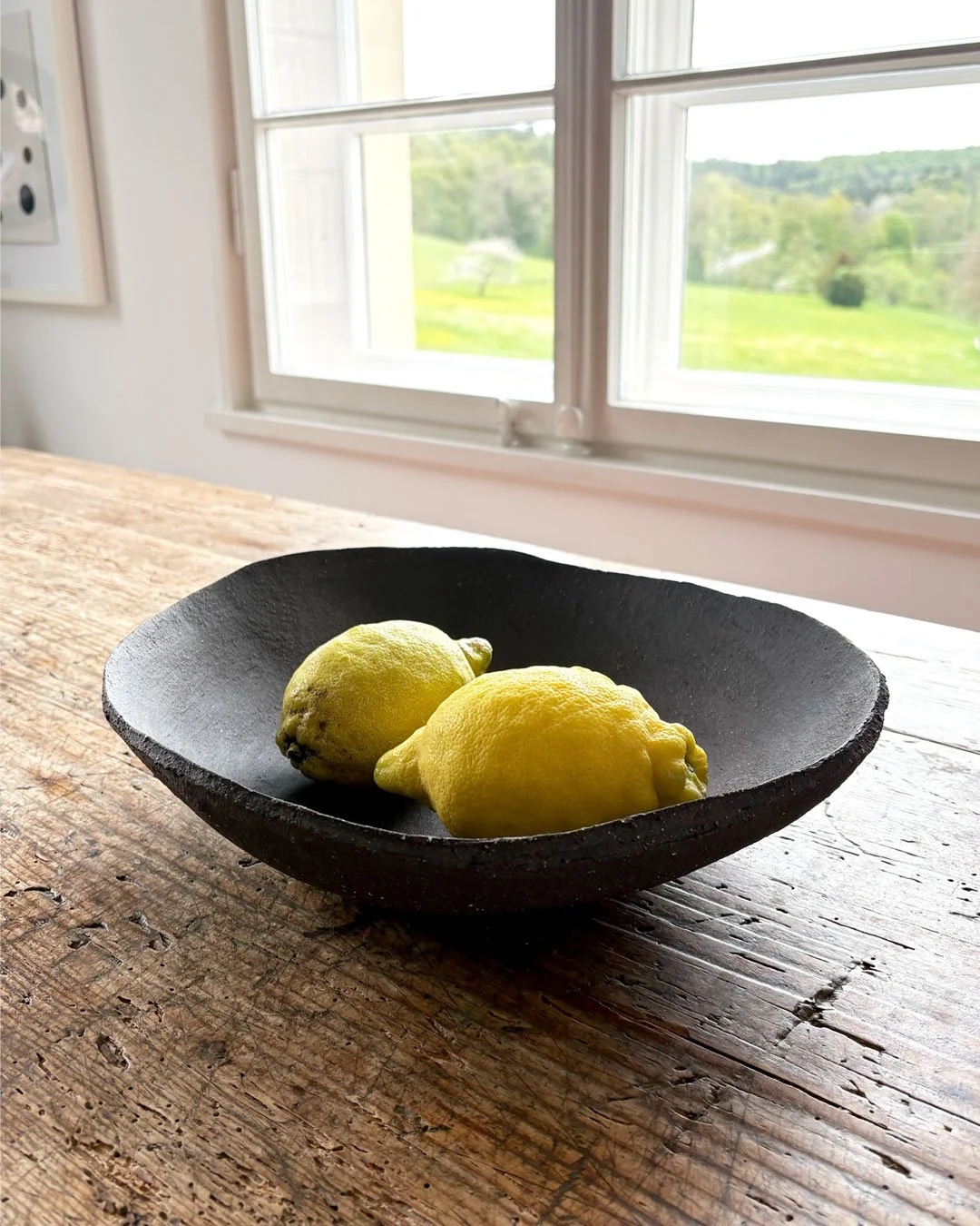 When life gives you lemons, find a place to store them till its time to enjoy them as sweet lemonade #acceptance #lemons #blackceramic #bittersweet