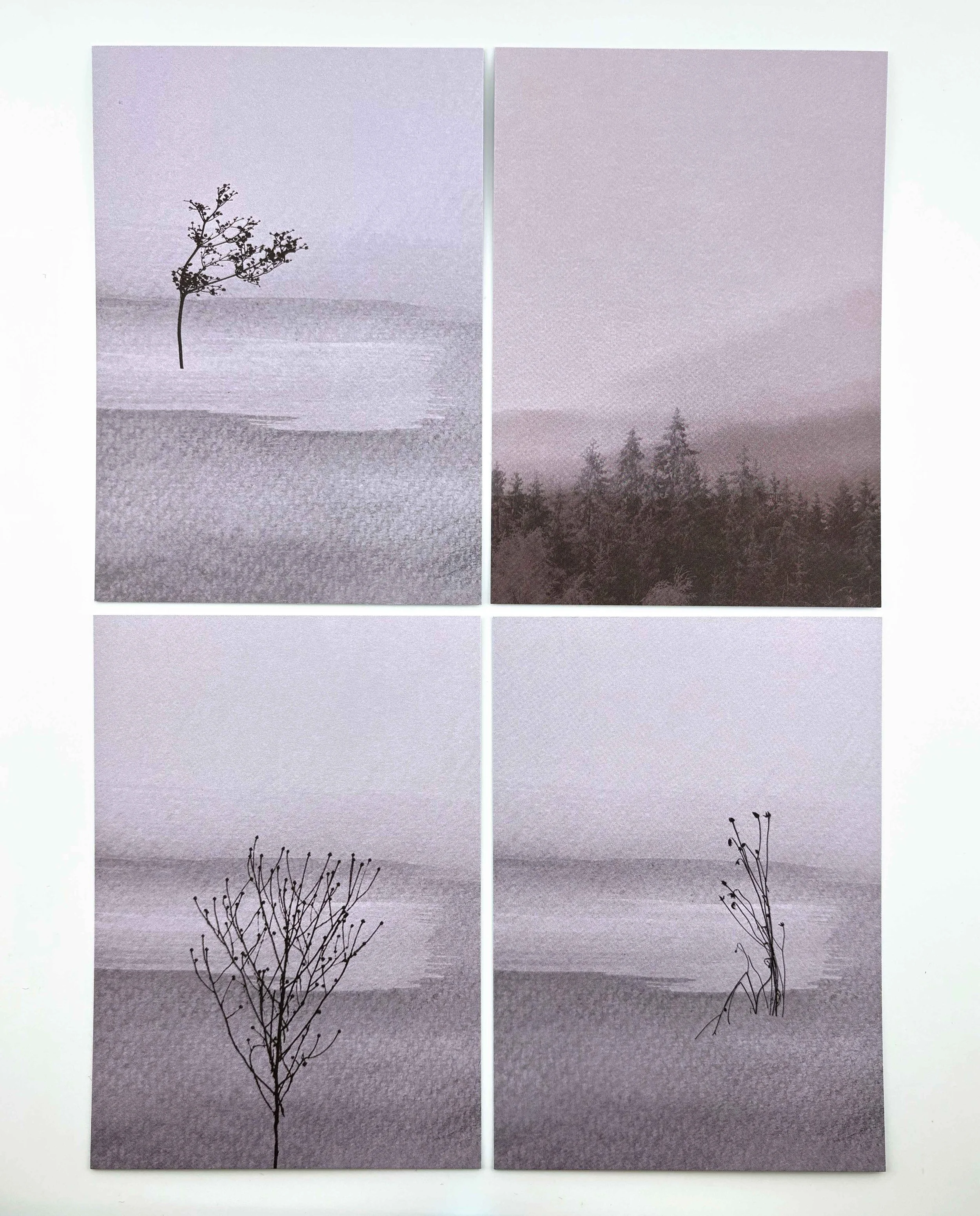 Kunst Collagen Postkarten Set