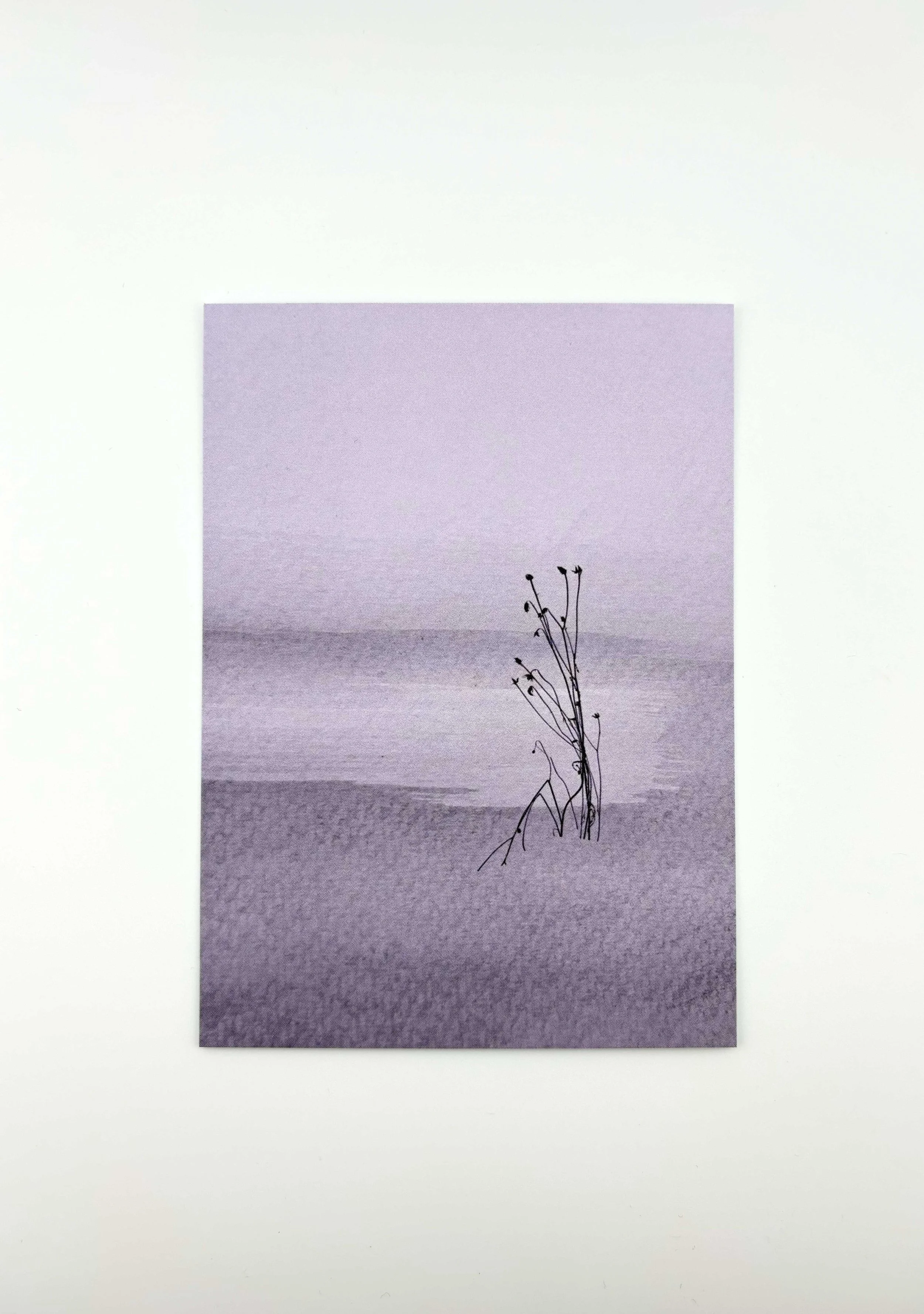 Kunstpostkarte Collage Pflanze