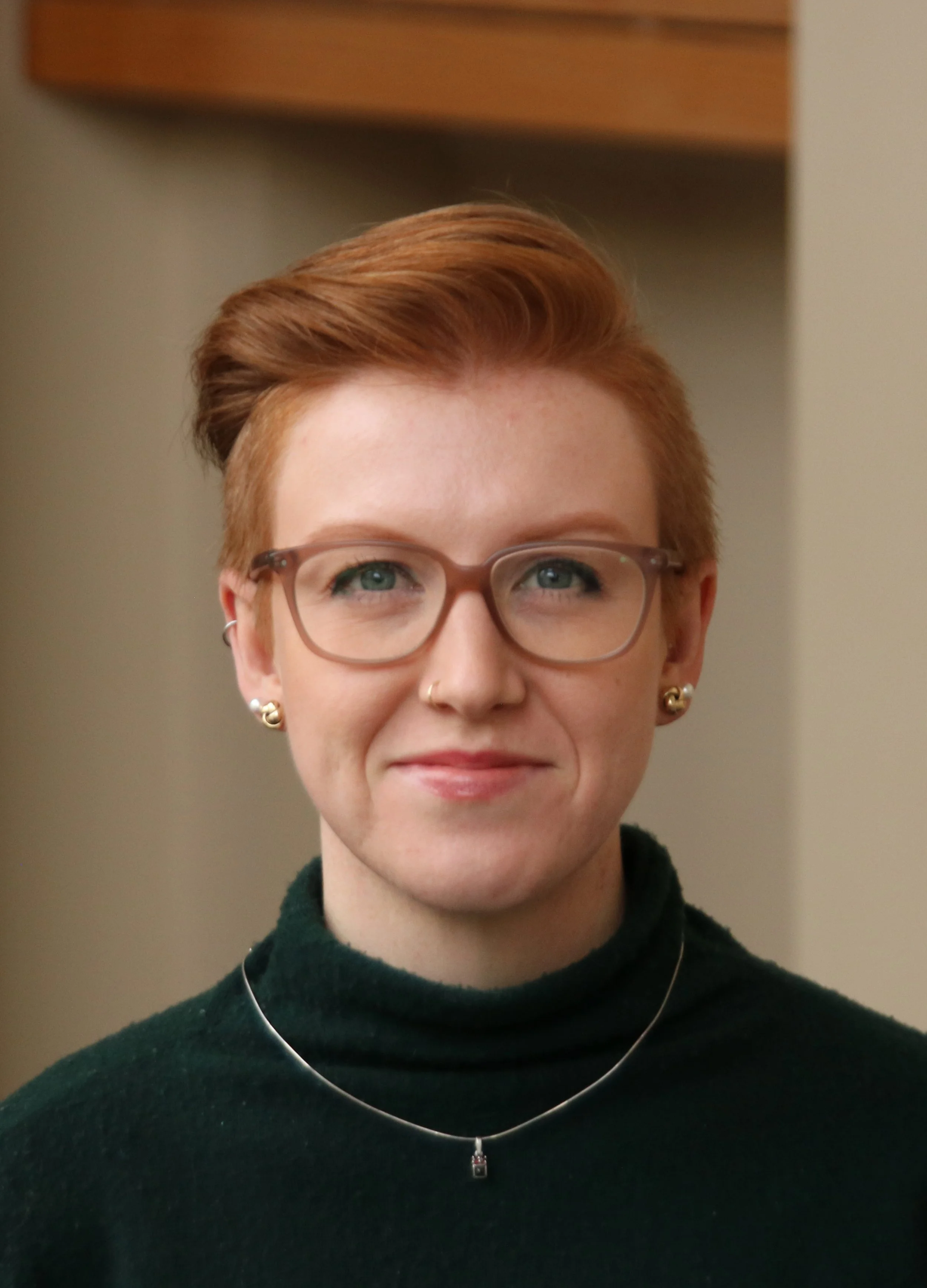 Headshot of Sarah Murley-Hauser, church Deacons' Board Chair