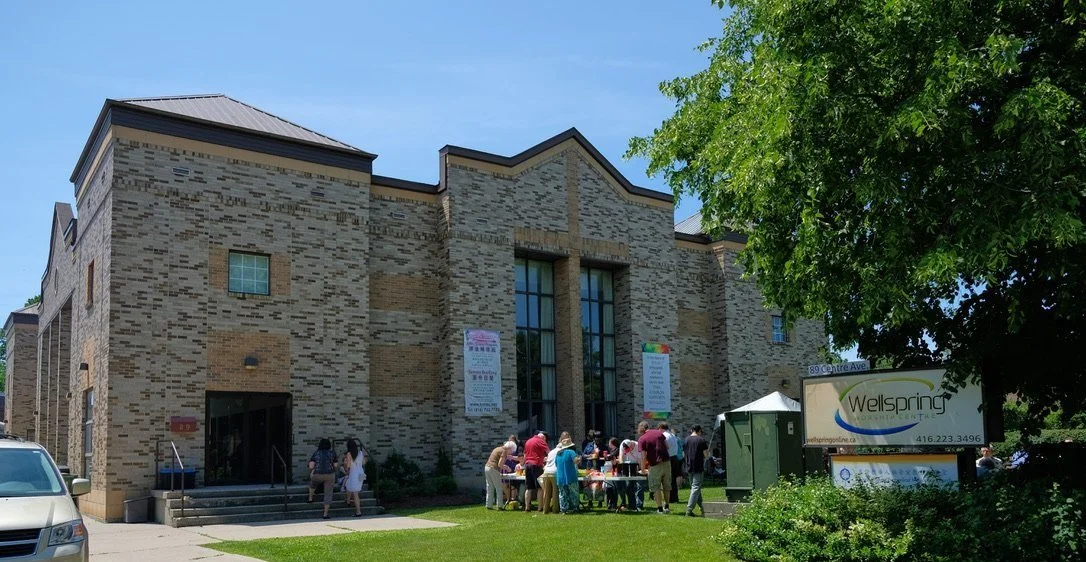 Wellspring Worship Centre church building as seen from Centre Avenue