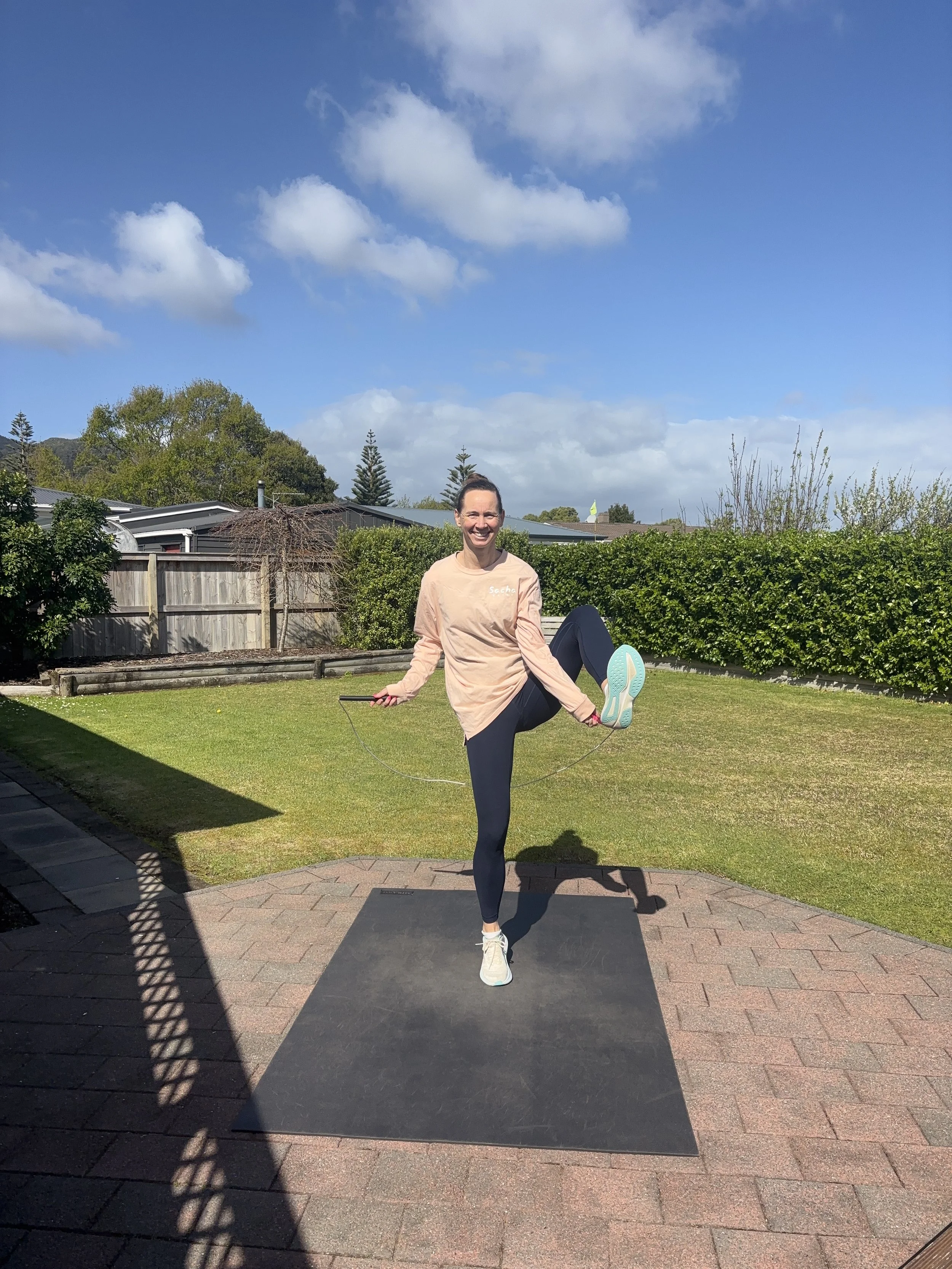 Sacha Willetts skipping