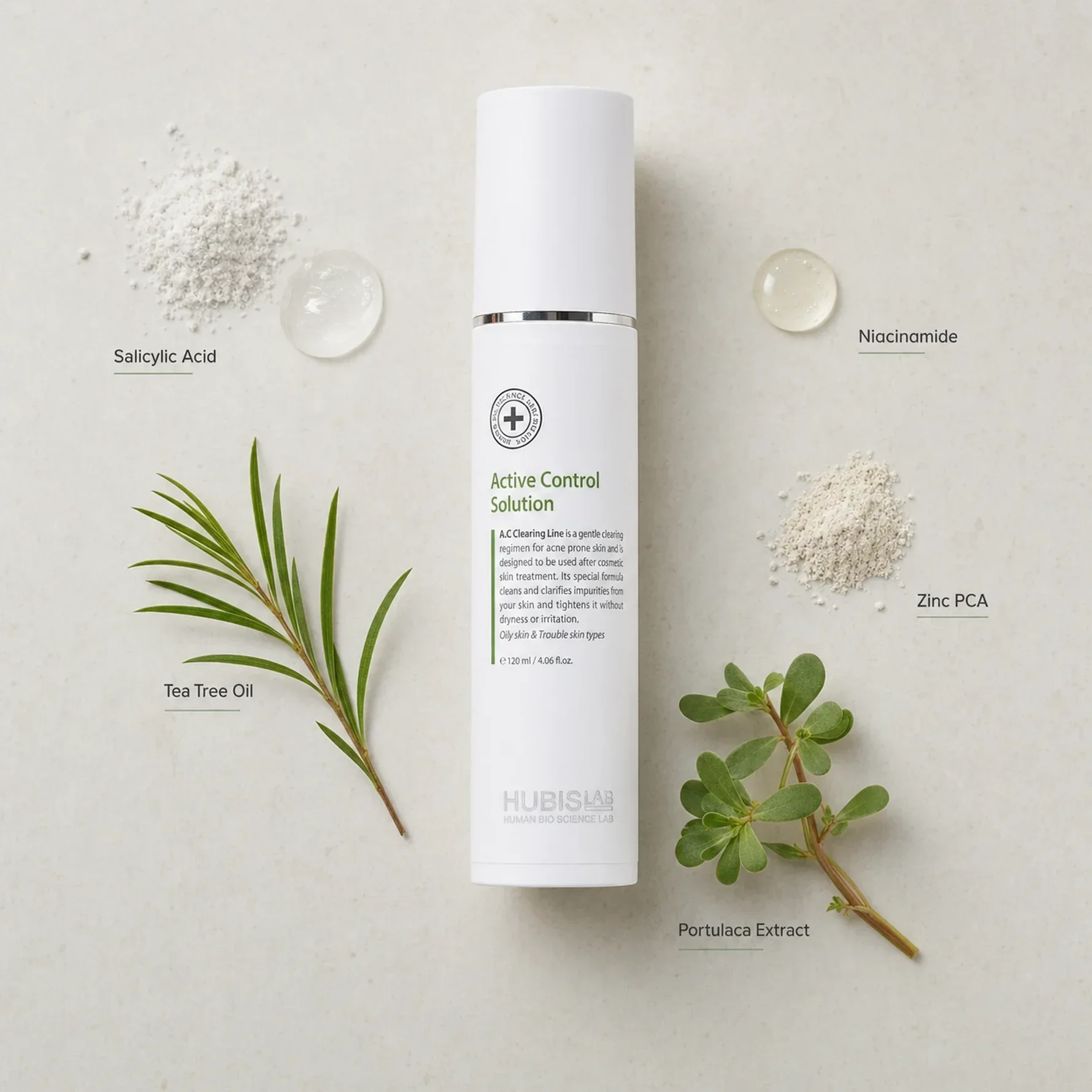 hubislab-ac-clearing-active-control-solution-120ml-ingredient-flatlay.webp