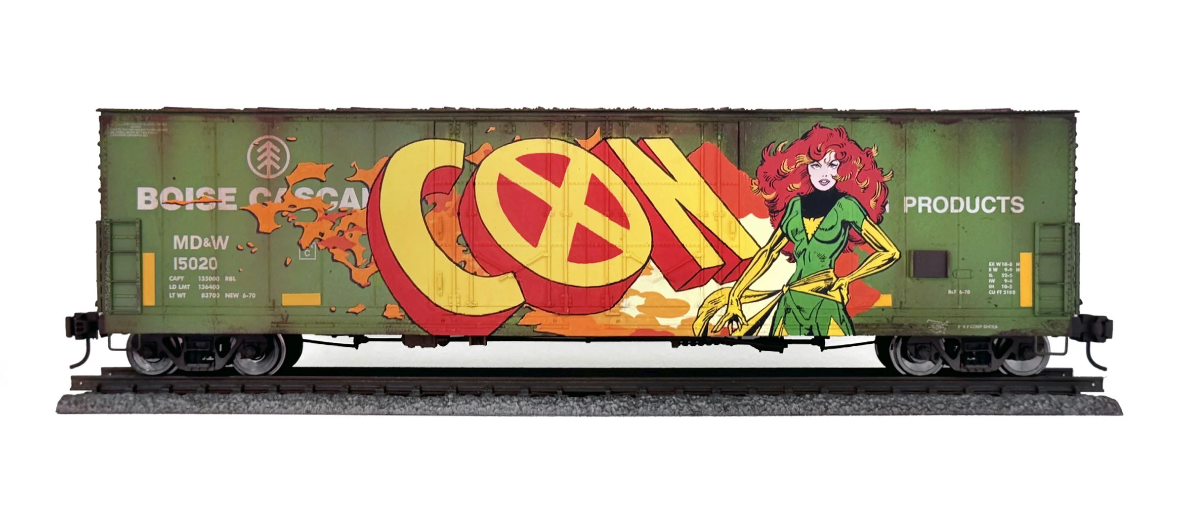 MD&W #7
7 x 24 x 5 in (17.78 x 60.96 x 12.7 cm)
Spray paint, paint marker, acrylic
2026