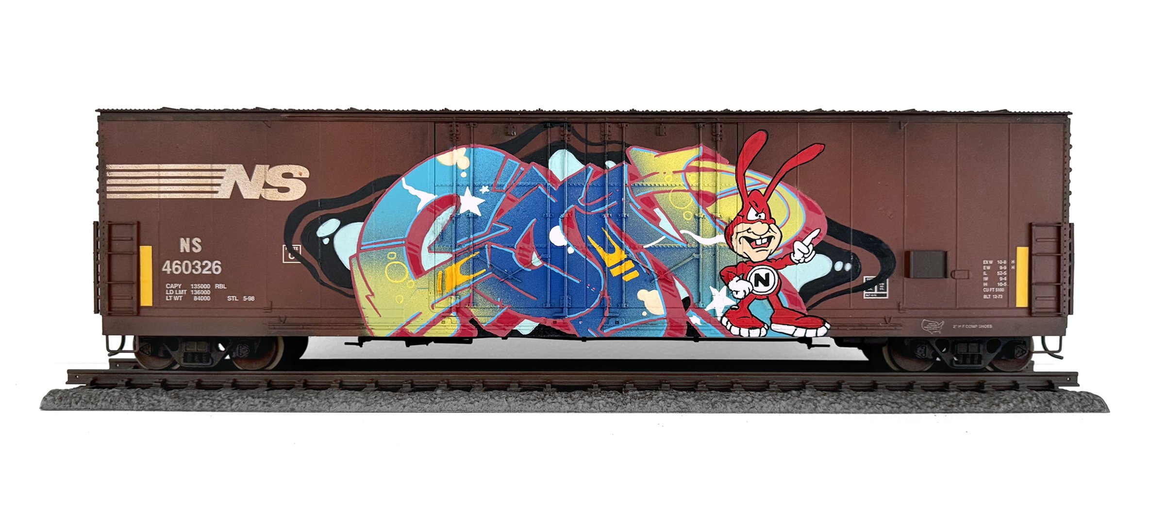 NS #20
7 x 24 x 5 in (17.78 x 60.96 x 12.7 cm)
Spray paint, paint marker, acrylic
2026