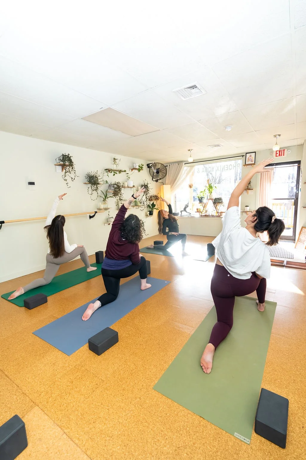 Yoga low lunge poses in Seymour 