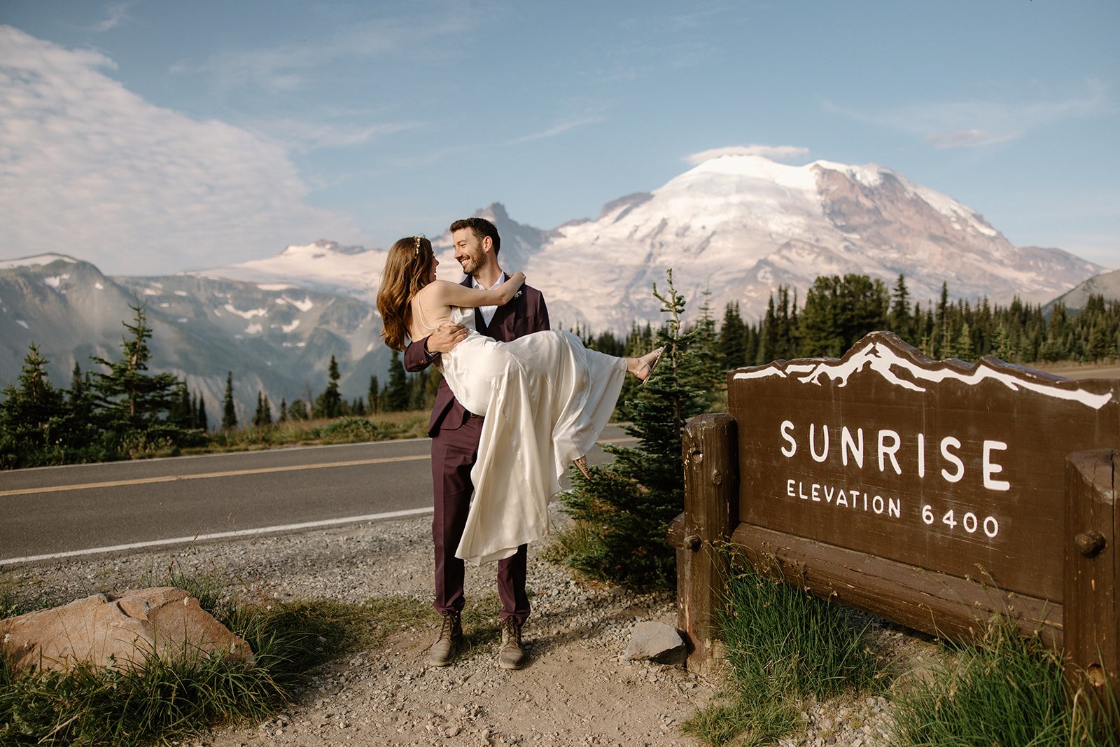Dog-Friendly Mount Rainier Elopement | Caitlin + Will