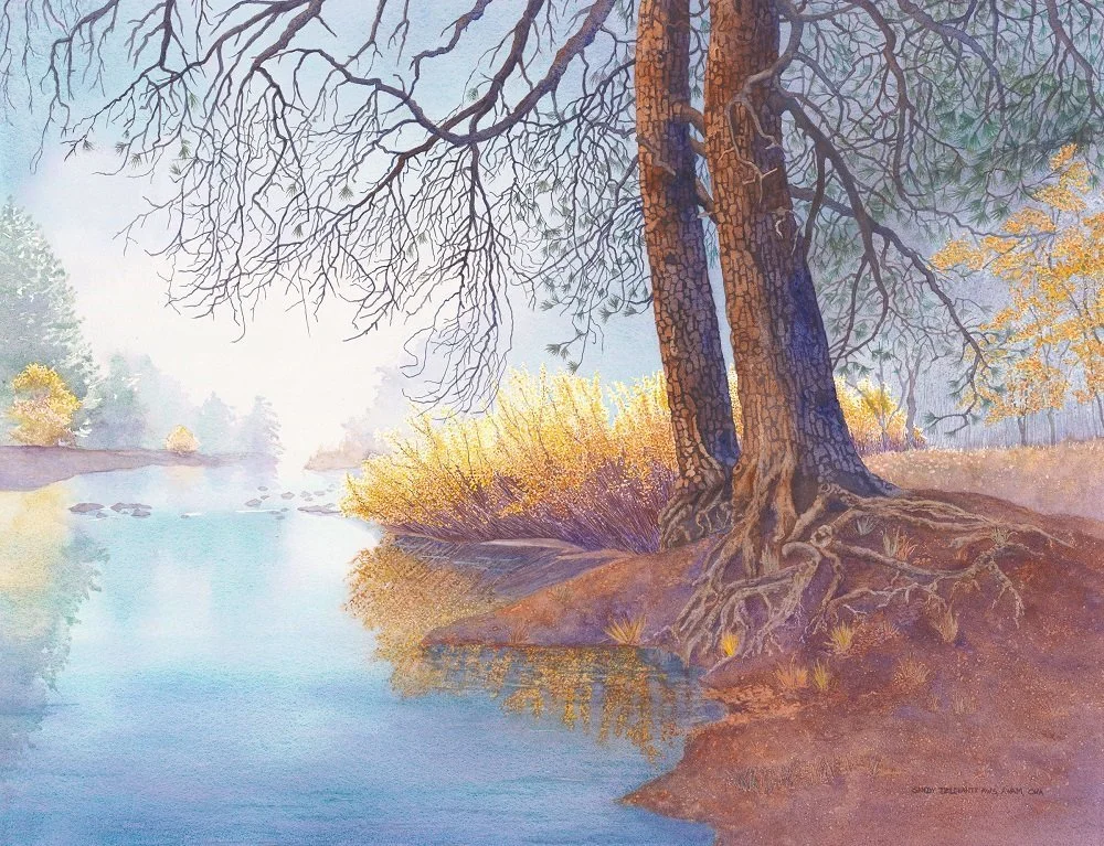 “Morning Mist” Watercolor 20” x 26”