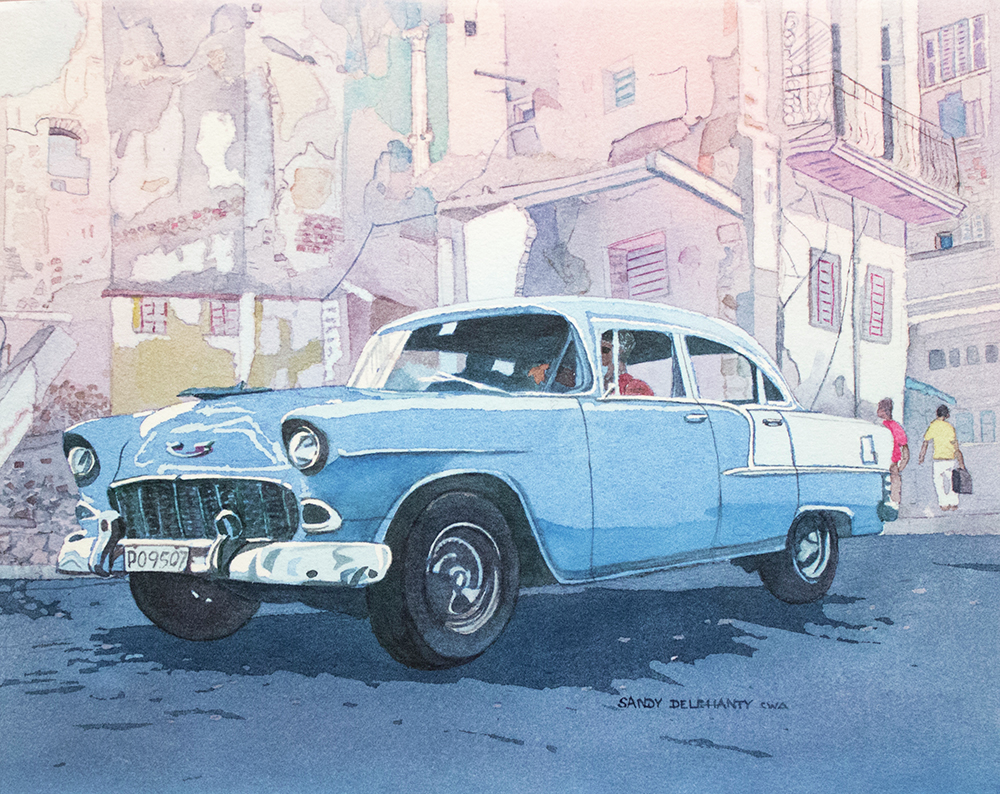   “Cuban Pride”    Watercolor   8” x 10” 