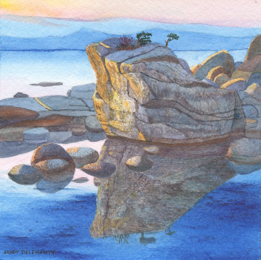  “Bonsai Rock Sunset” 
