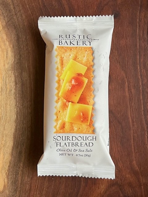 Rustic Bakery Sourdough Flatbread (single serving pack) - Olive Oil & Sea Salt