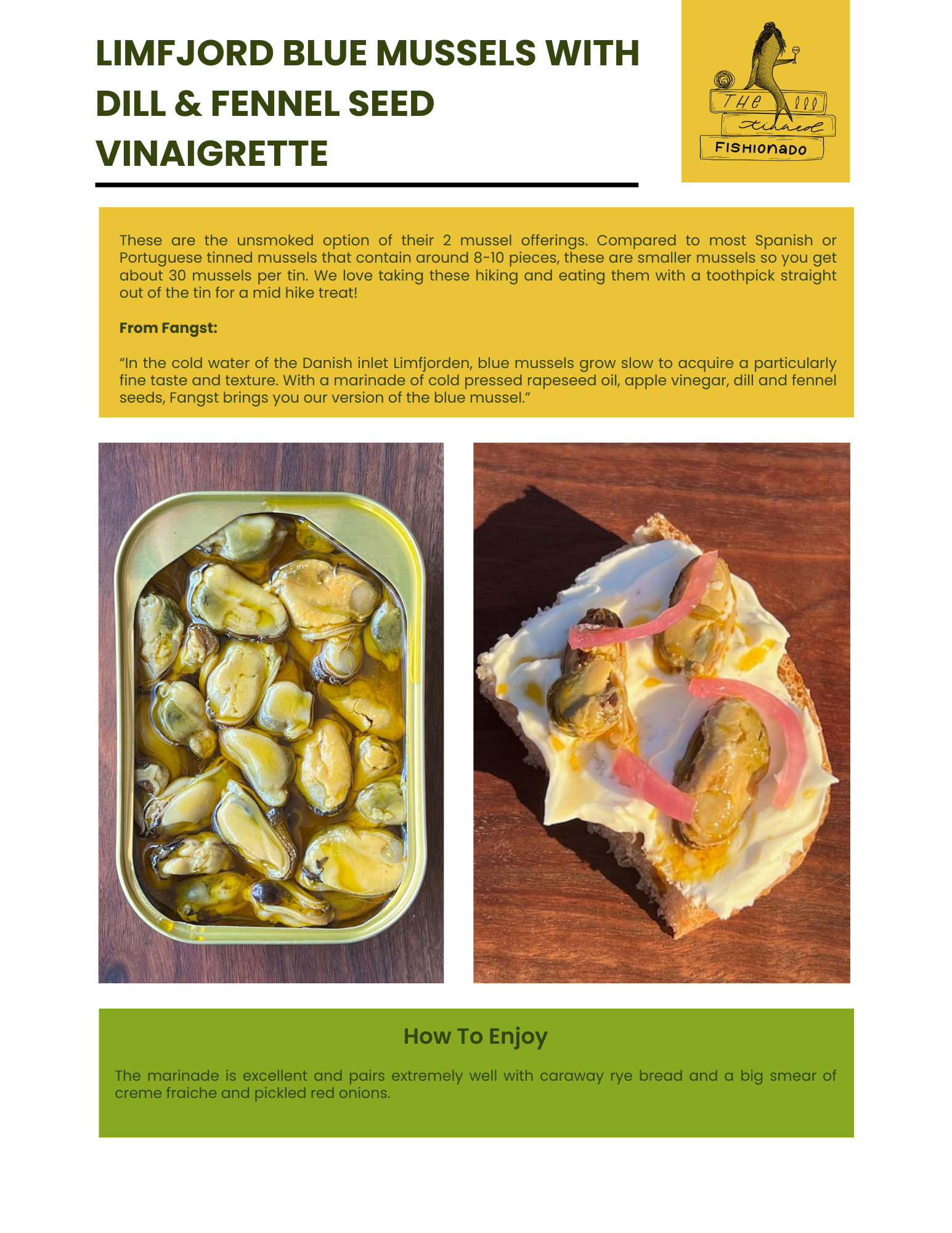 Tinned Fishionado April Subscription Box