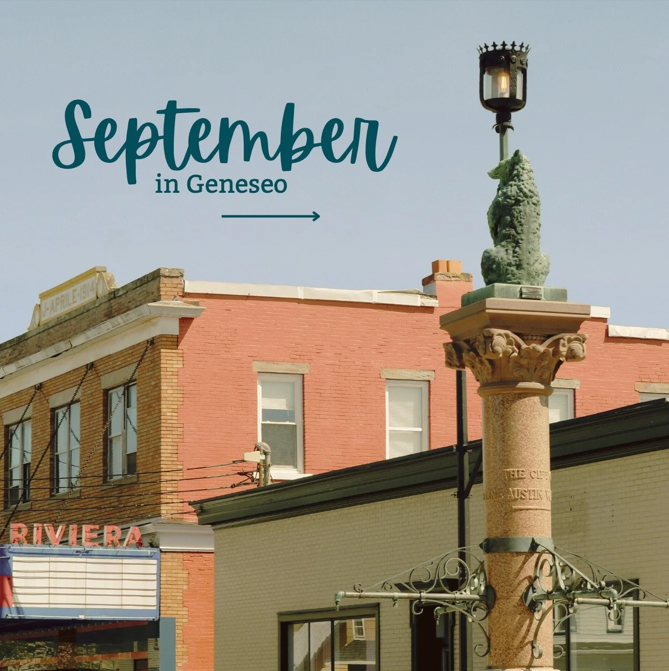 Happy September! βοΈ π There's lots going on in Geneseo this month, be sure to check out special & recurring events at the link in bio π