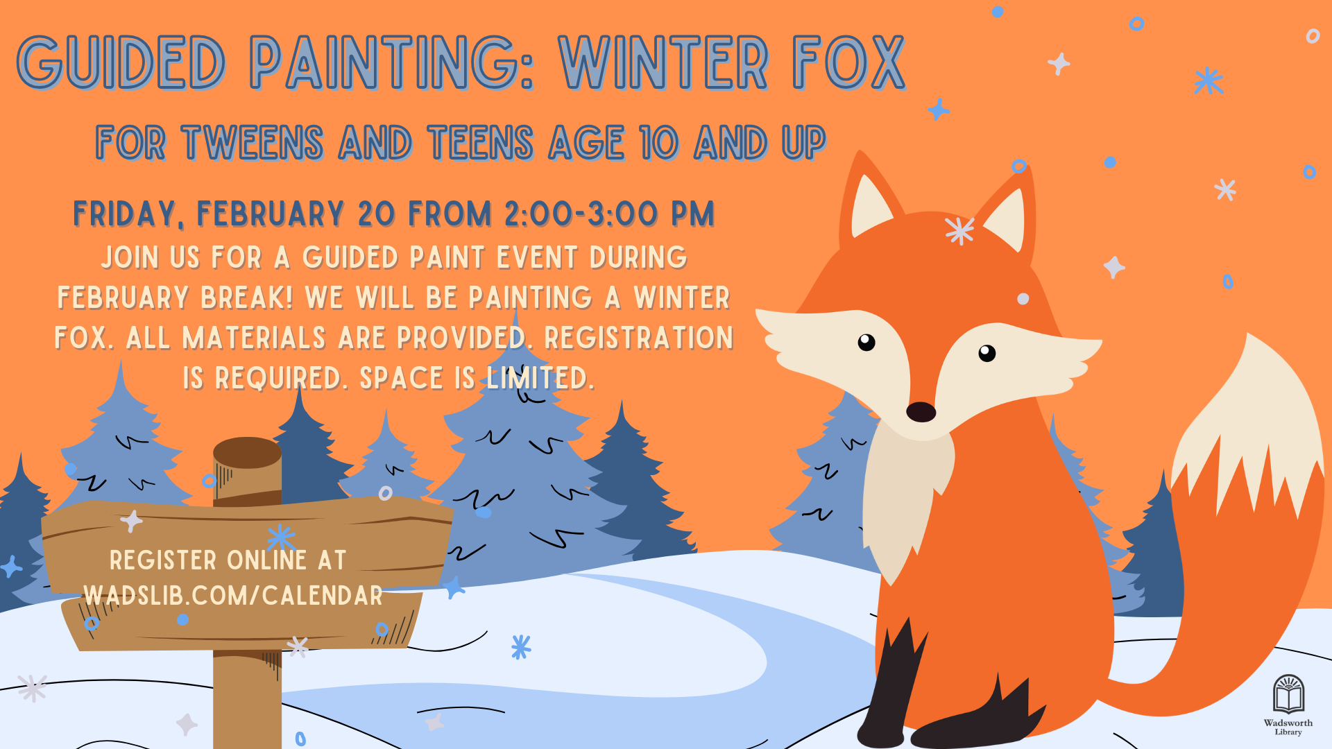 Guiding Painting: Winter Fox