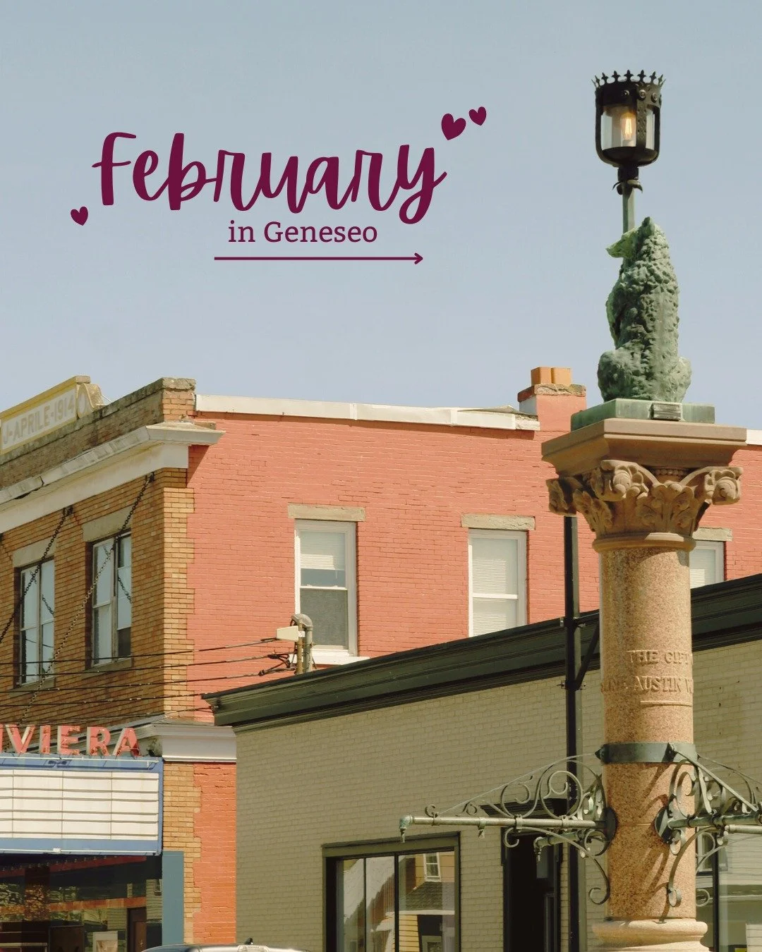 ✨💕 So much to LOVE about Geneseo, especially February's upcoming events! 🩷 For more information, visit the link in our bio 🔗