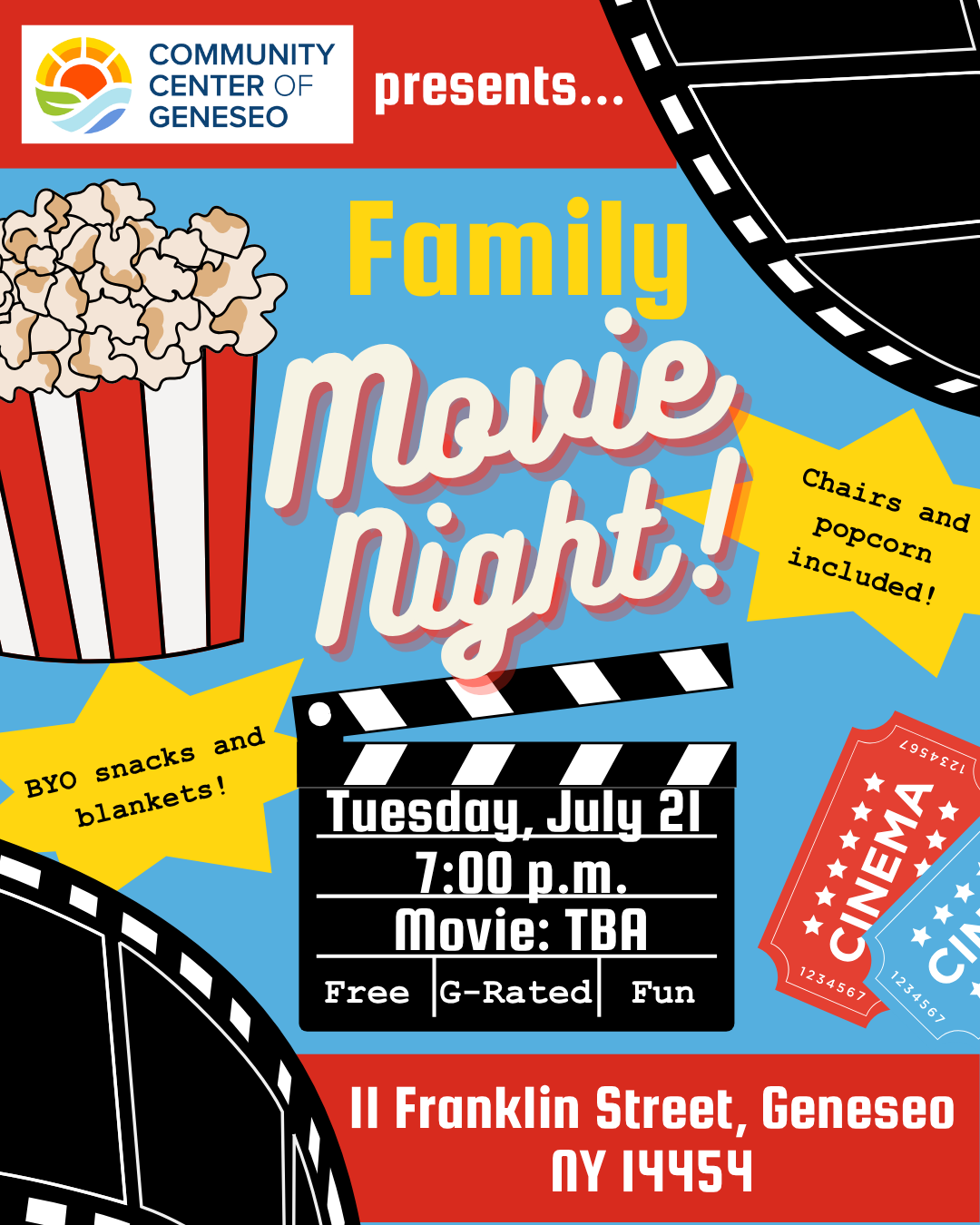 Family Movie Night at CCG