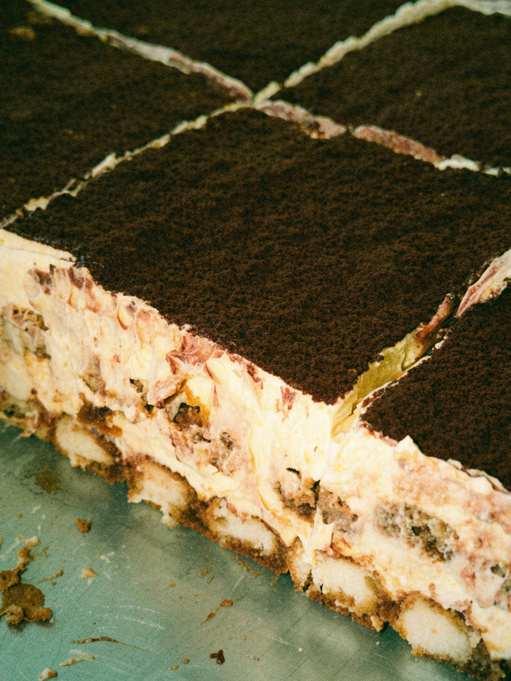 gearing up for the 2 weeks of grads in SLO with a whoooole lotta tiramisu 🍒