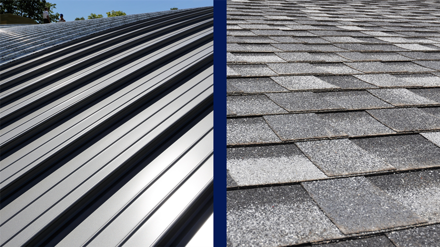 Asphalt vs. Metal Roof