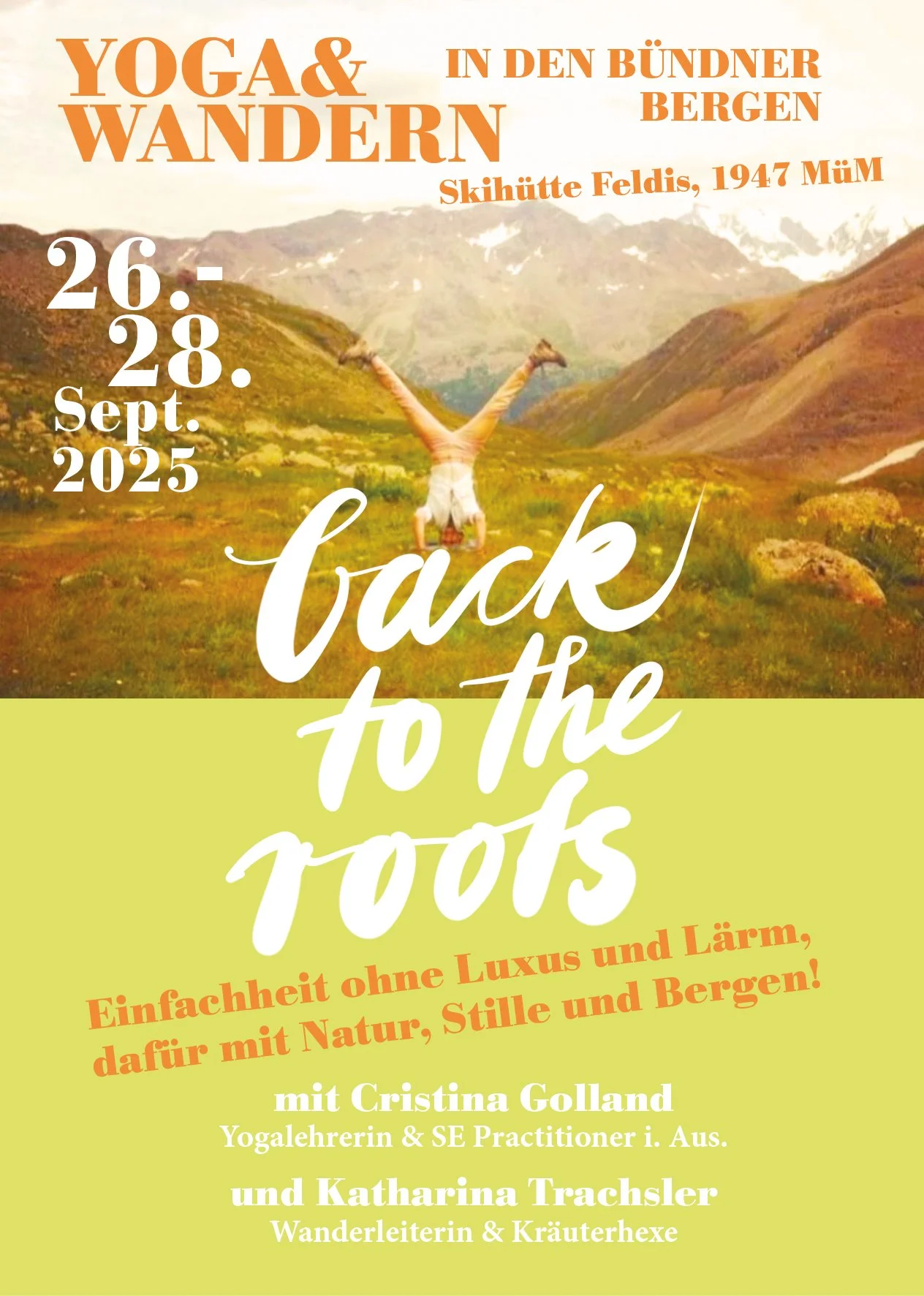 YOGA & WANDERN “back to the roots”