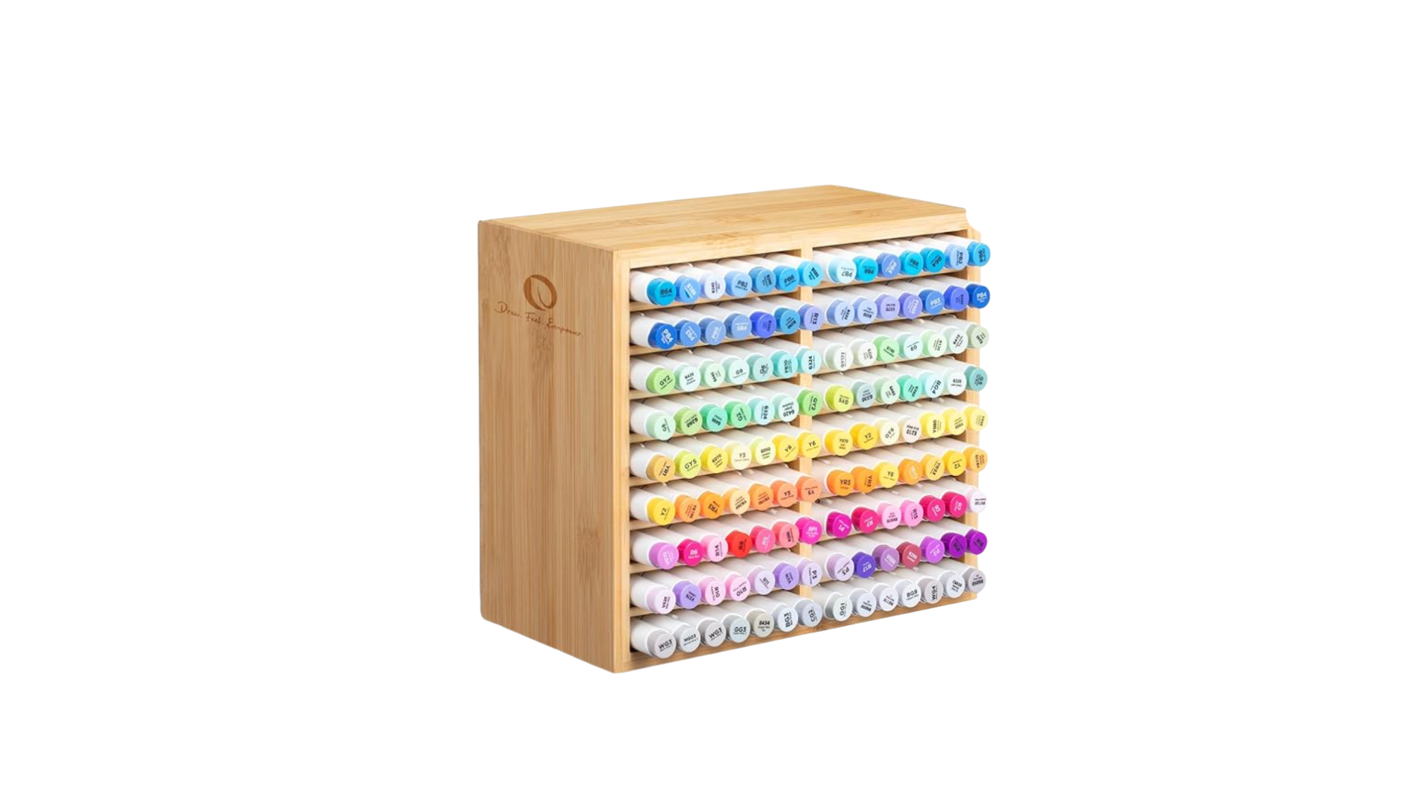 Ohuhu Bamboo Marker Organizer (126)