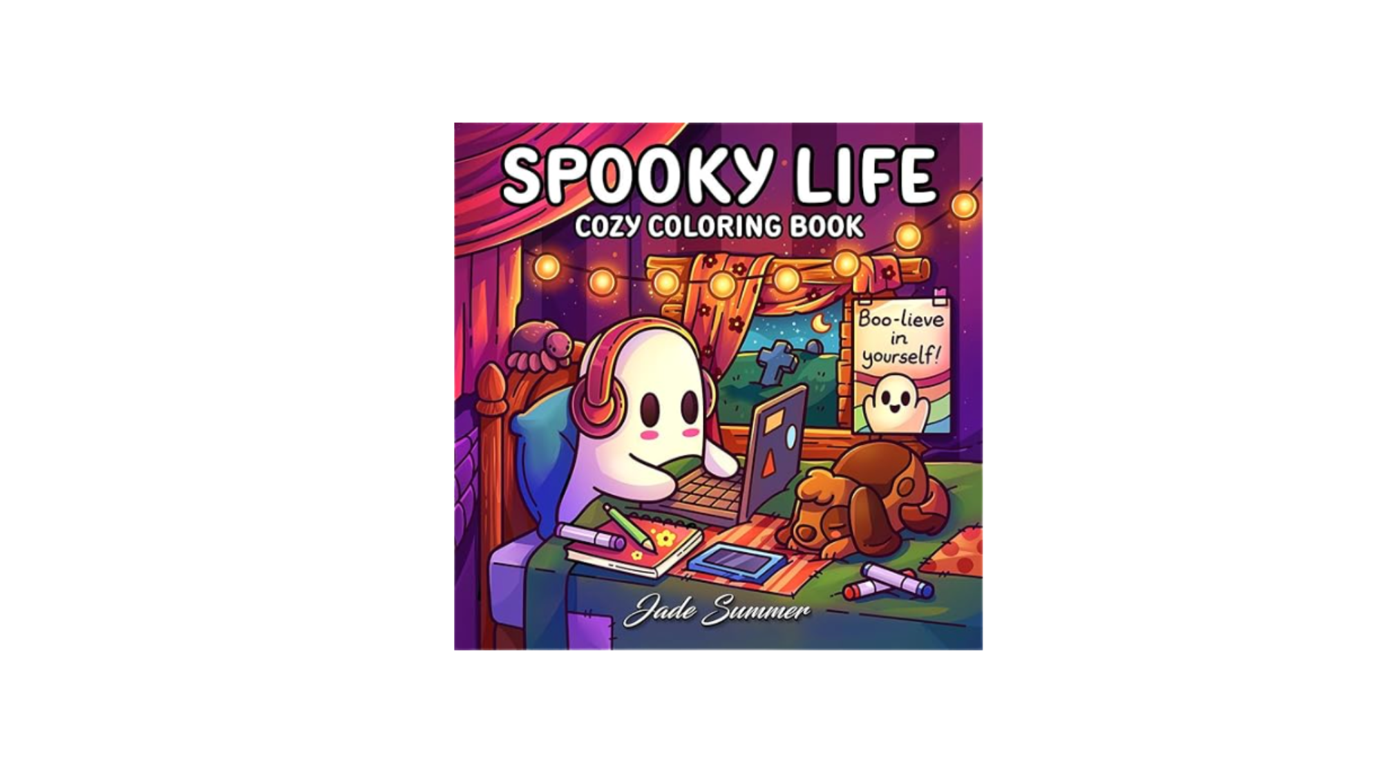 Spooky Life Coloring Book 