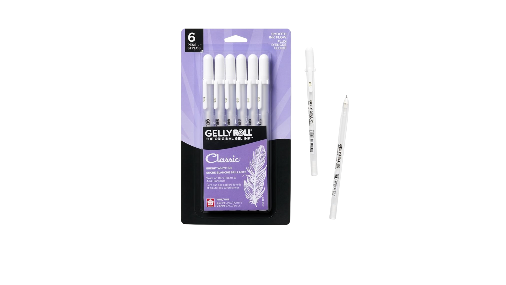 Gelly Roll Classic White Gel Pens