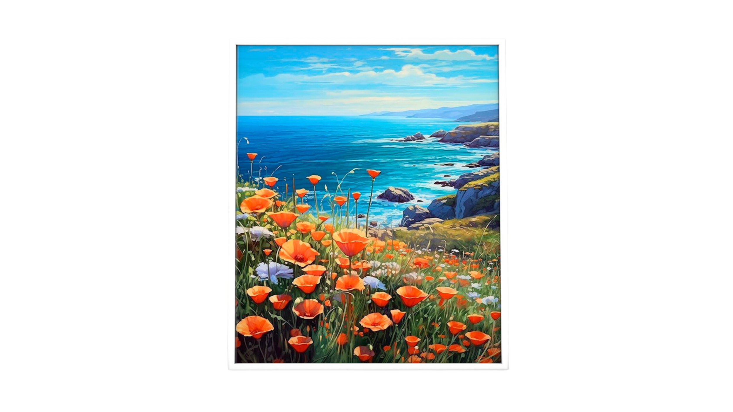 Sea Poppies Paint by Numbers Kit: