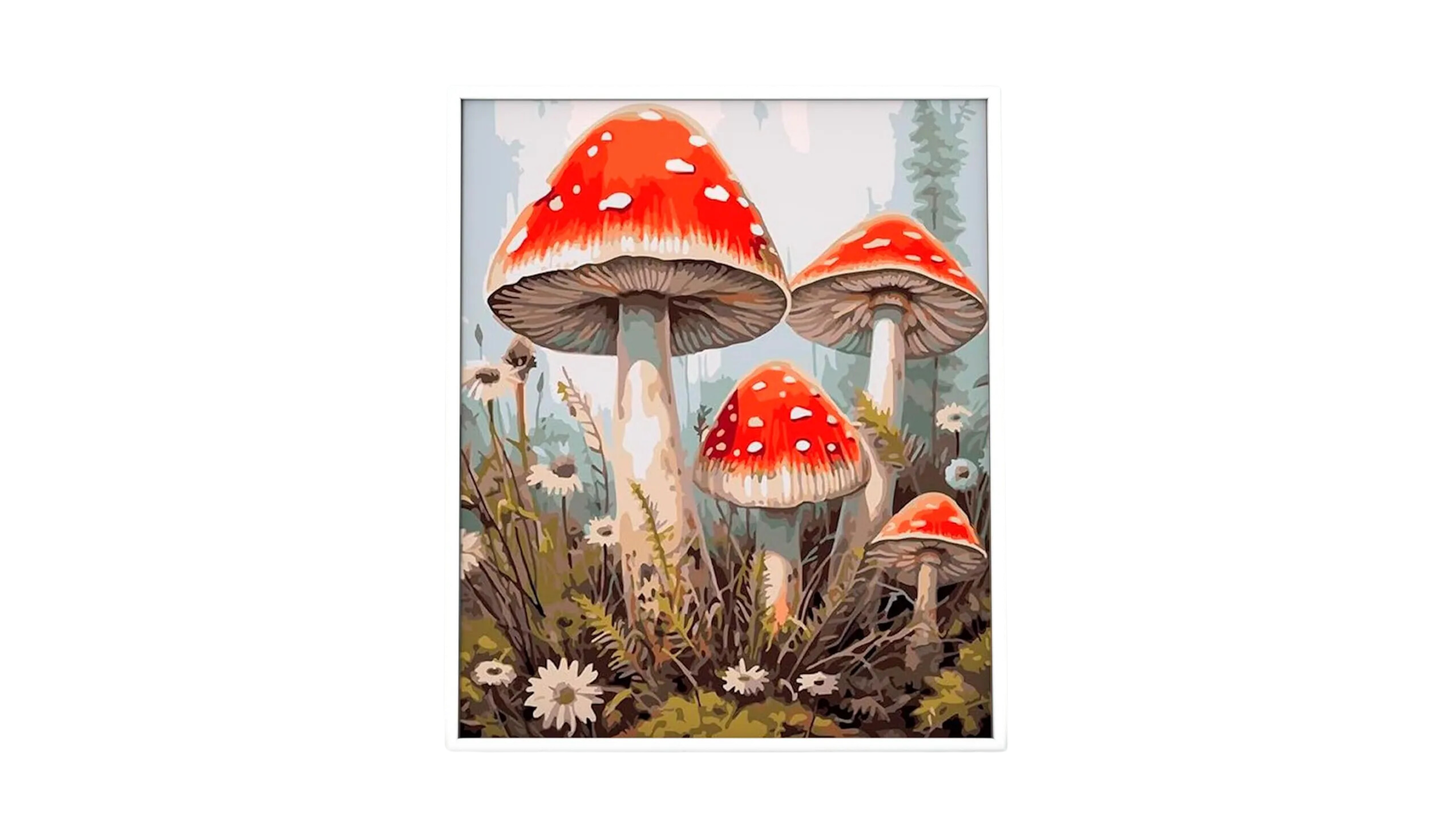 Mushroom Paint by Numbers Kit