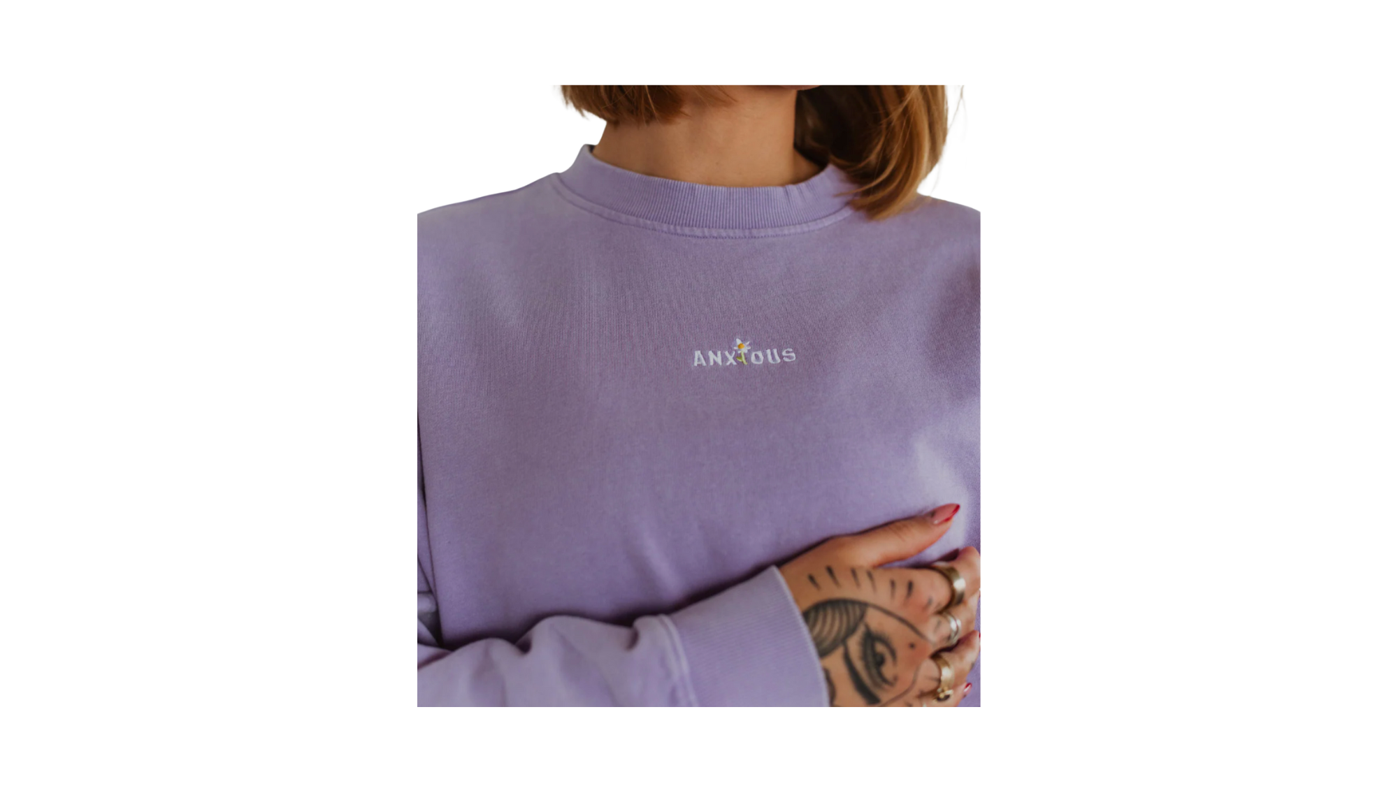 Octopied Mind Anxious Mineral Wash Sweater