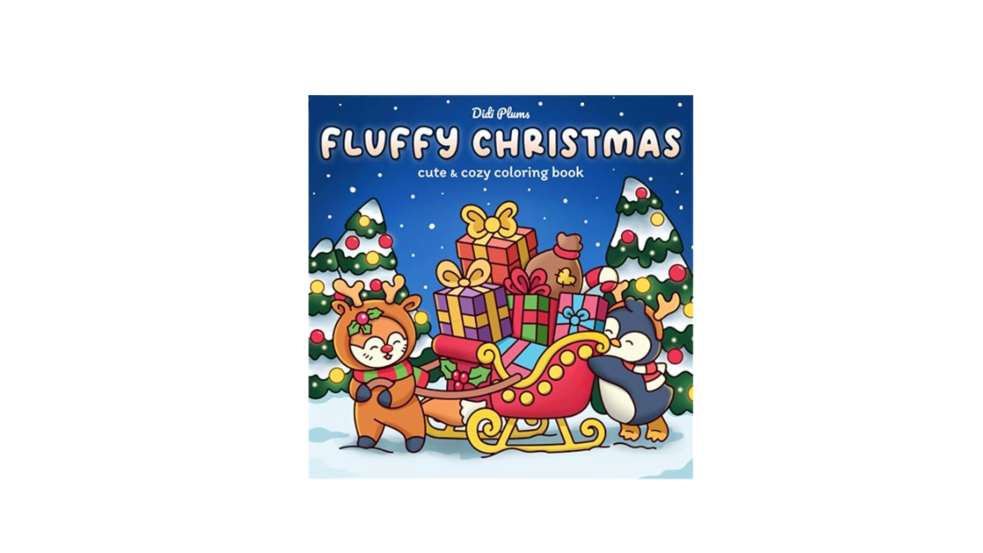 Fluffy Christmas Coloring Book