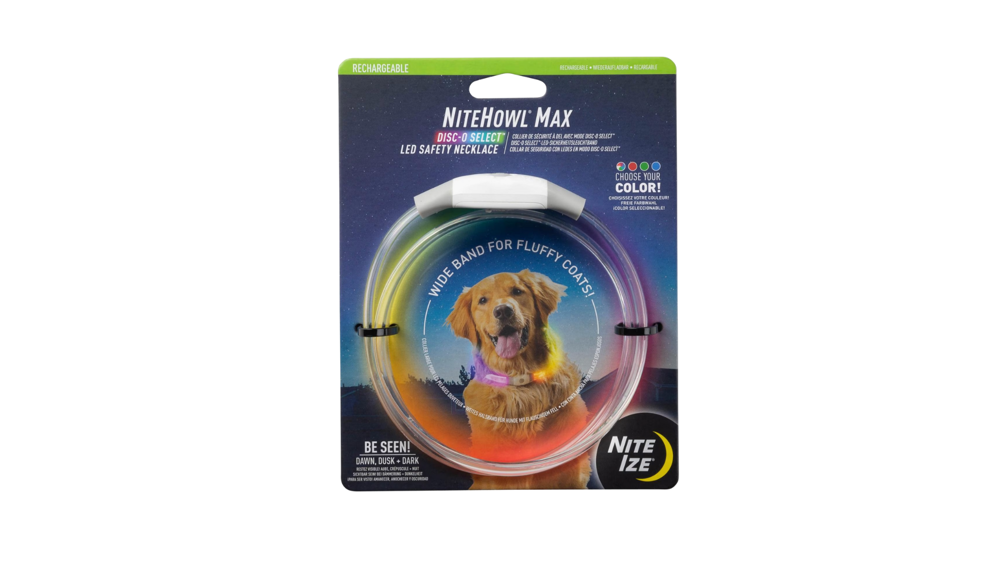NiteHowl Max Rechargeable LED Collar
