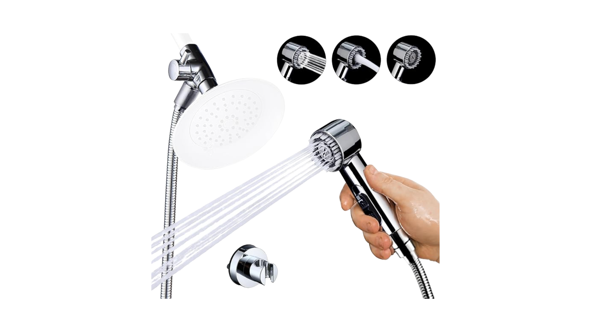 3 Mode Dog Shower Attachment