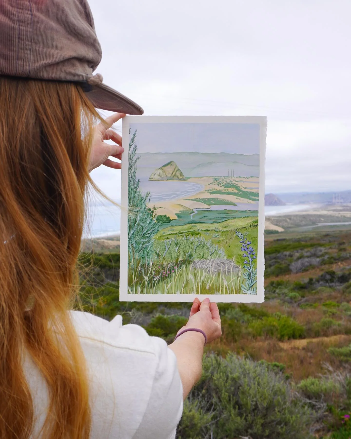 The rock! Been wanting to paint this fella for a while~ mostly to get to hang out at MDO for a few paint sessions ✨ #gouache #painting