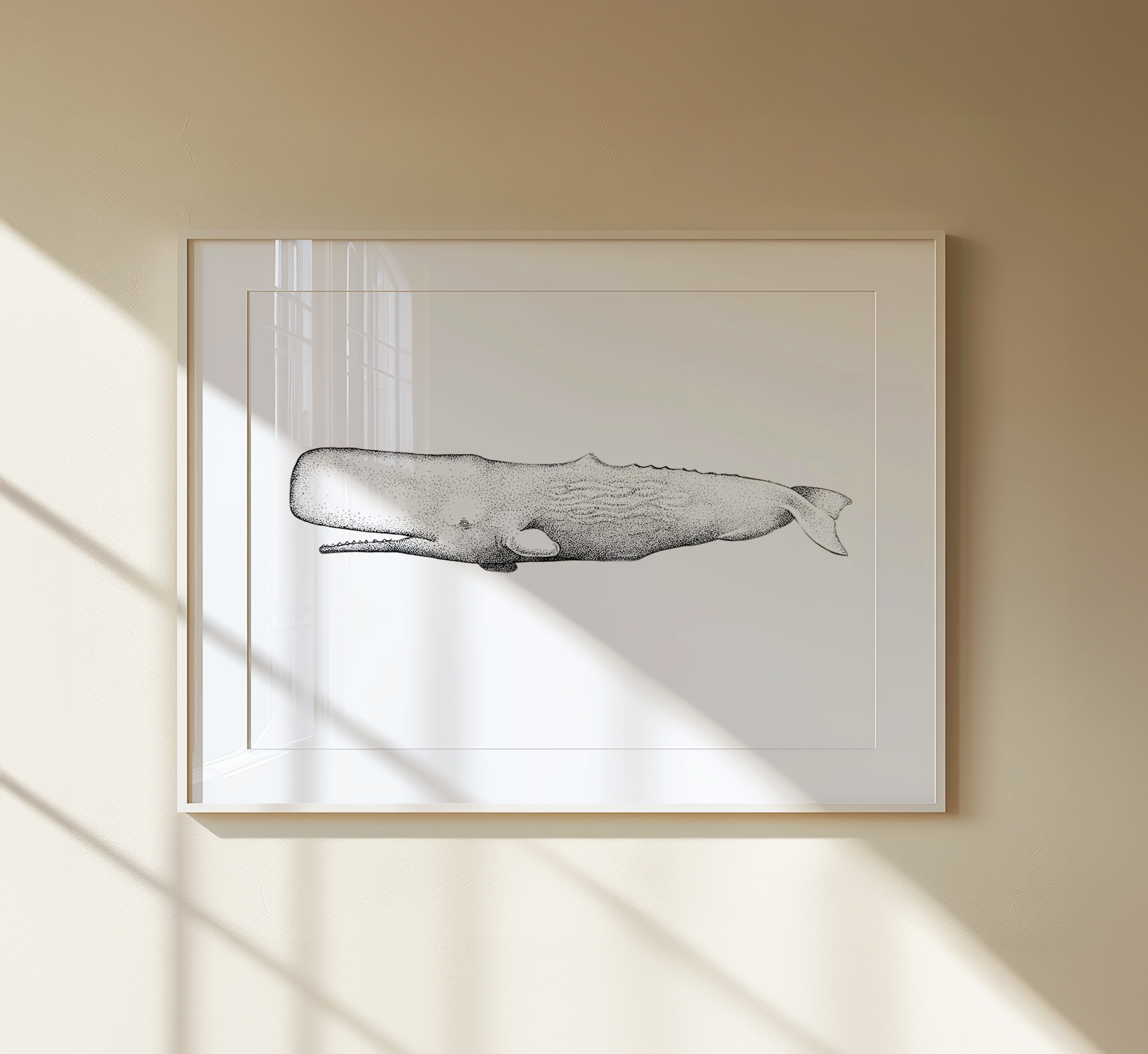 Sperm Whale Beige Wall Mockup.png