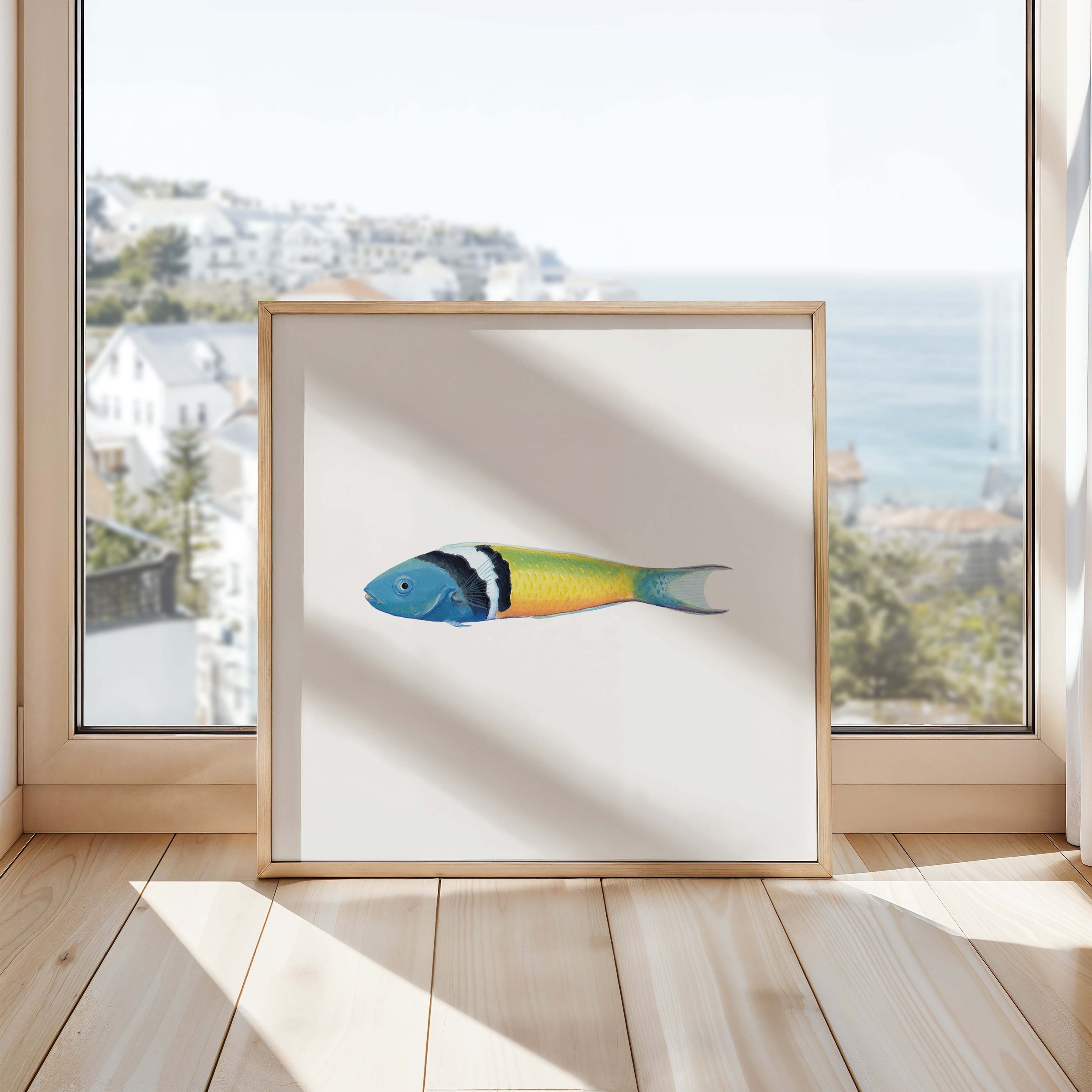 Bluehead Wrasse Print