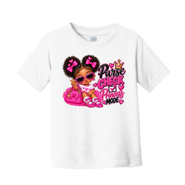 Purse Check. Princess Mode. T-Shirt