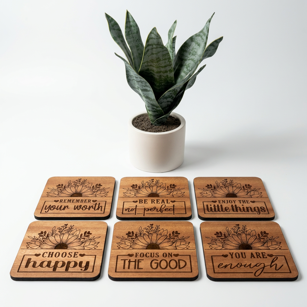 Motivational Coasters (Set of 6)