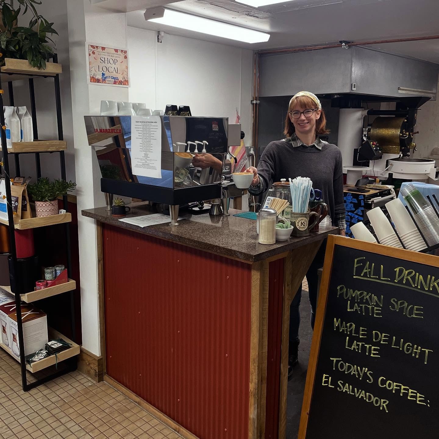 Ashton is at the coffeehouse today from 8-1pm! Stop by for a drink to fuel your Saturday! ☕️&hearts;️