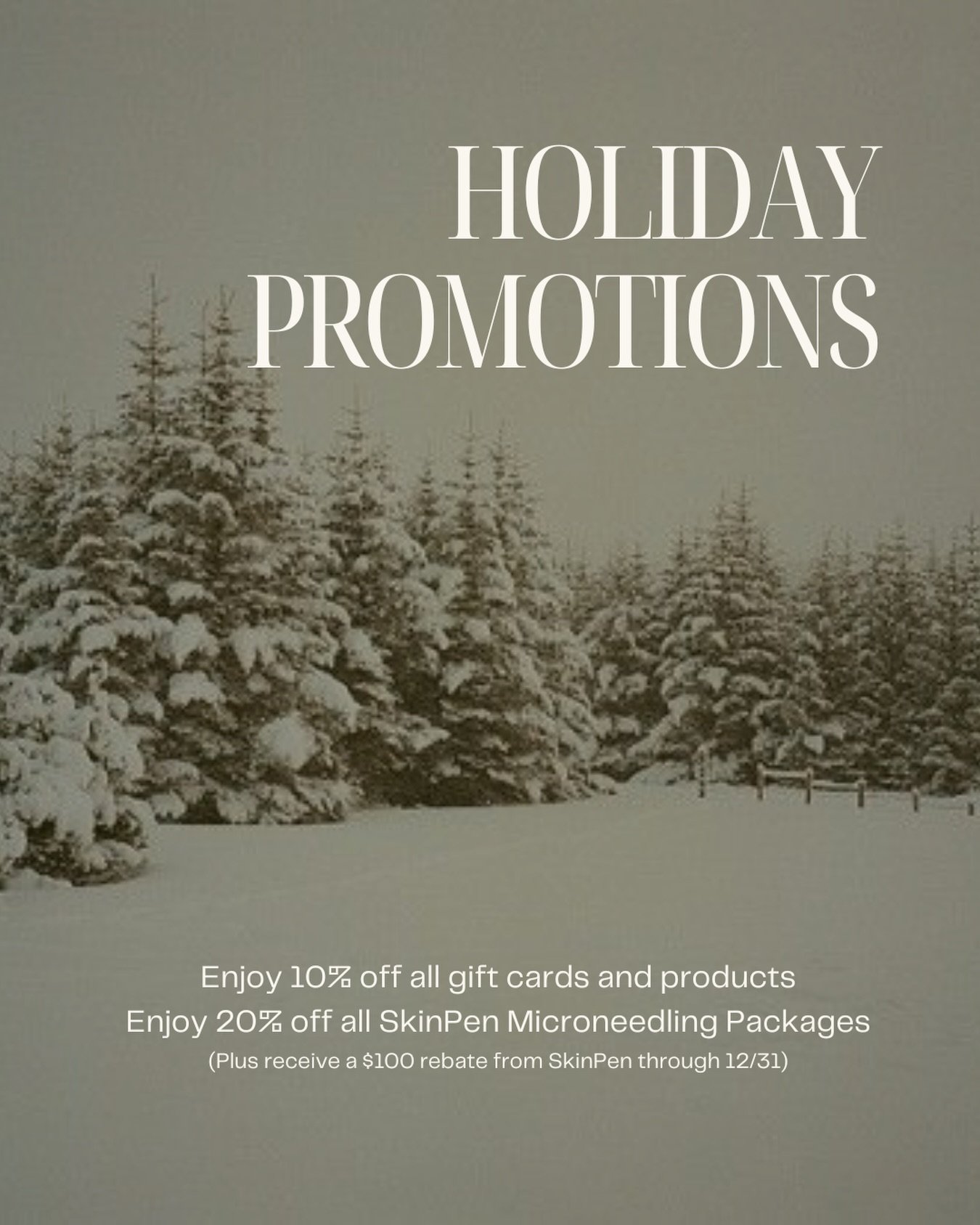 The holidays are here, and Lucent is making your wishlist a little brighter! ✨

🎁 10% off all gift cards &amp; products &mdash; use code HOLIDAY at checkout
💉 20% off SkinPen Microneedling Packages &mdash; use code SKINPEN at checkout 
(plus get a 