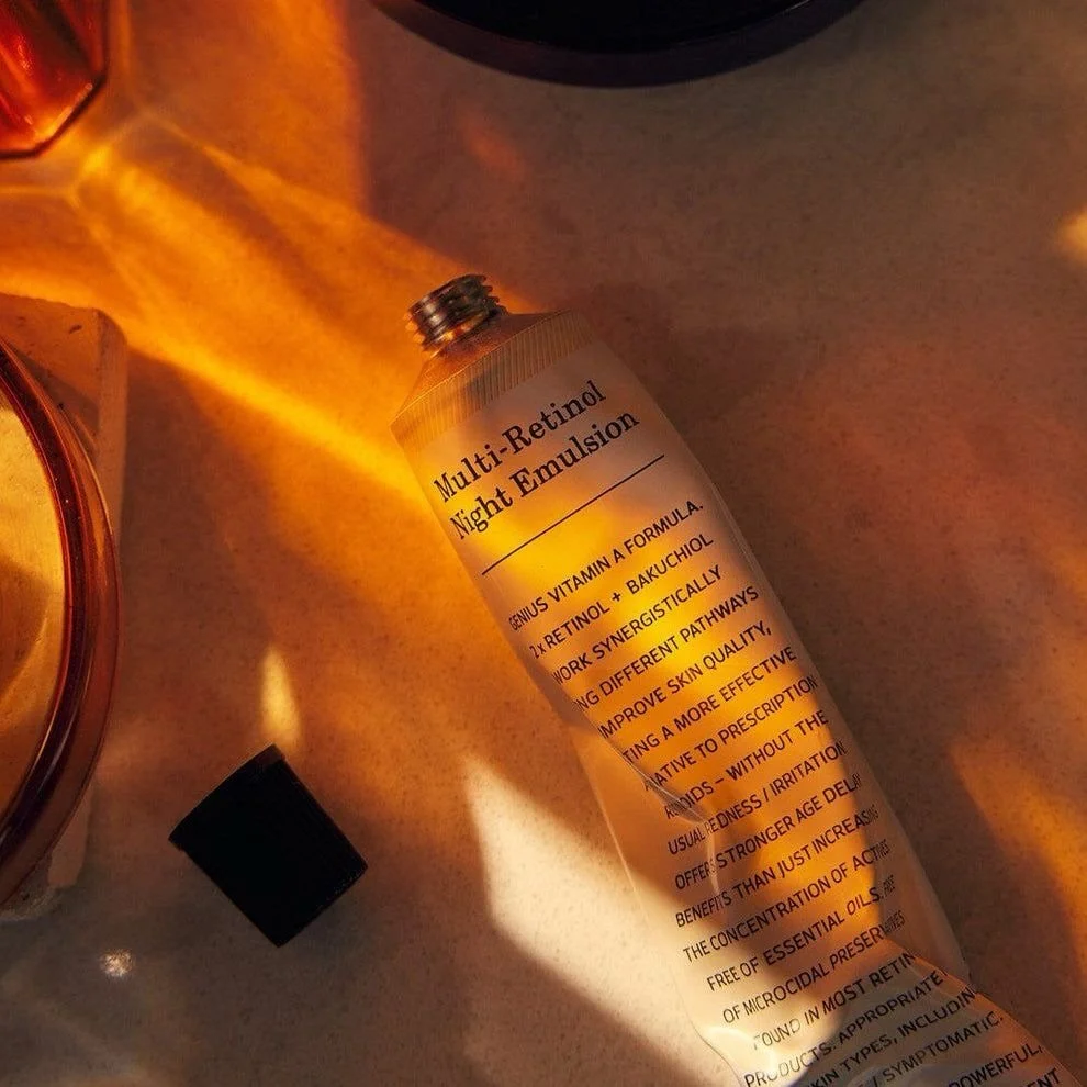 If retinol has ever left your skin red, tight, or angry, this is the one worth trying!

Marie Veronique&rsquo;s Multi-Retinol Night Emulsion uses three different retinoid actives together: encapsulated retinol, bakuchiol, and retinyl sunflowerseedate