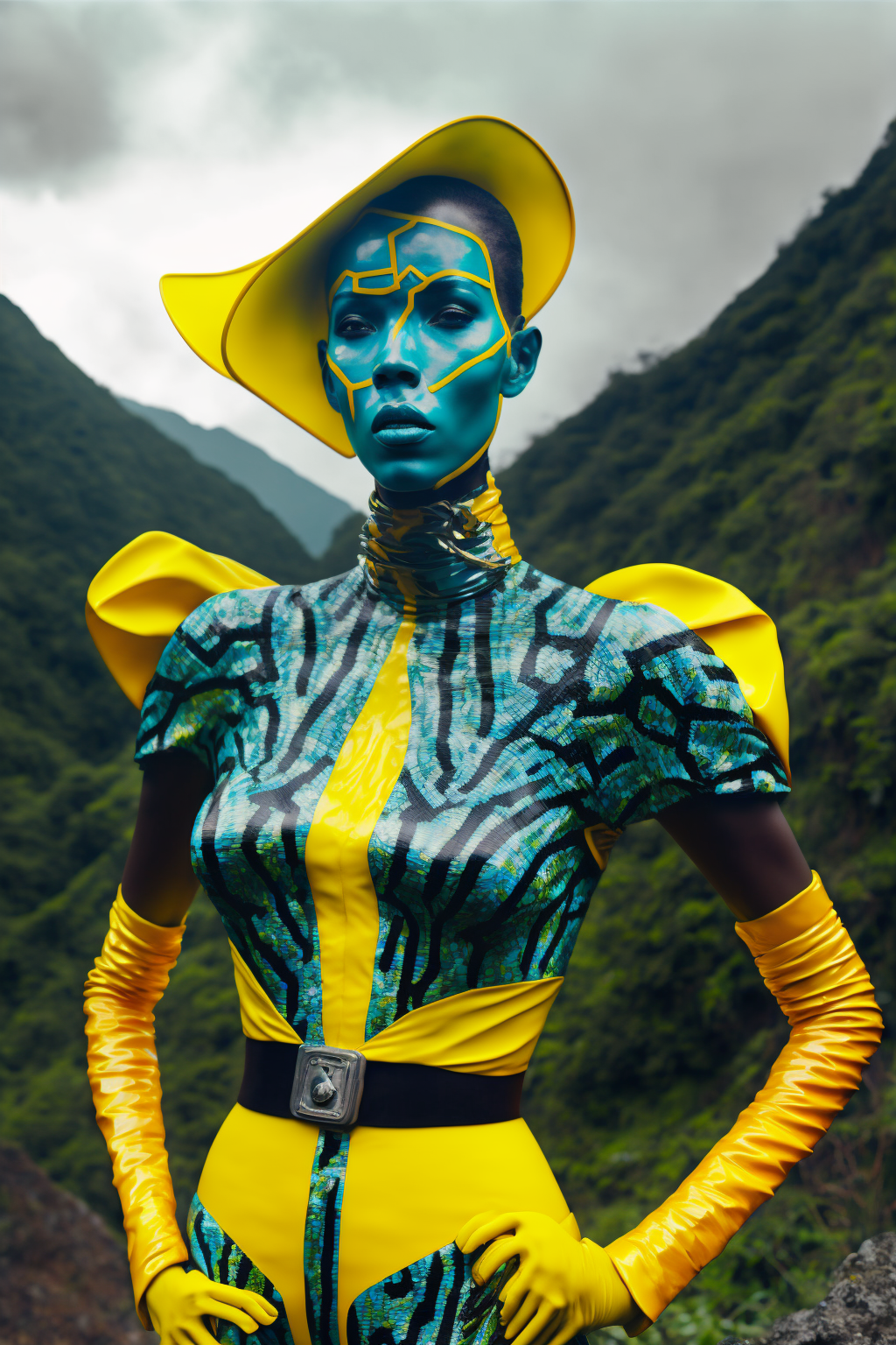 Binplants_an_enamelled_mannequin_materialising_in_the_mountains_872c183d-a18e-4905-8752-4f2e2a36ac05.png