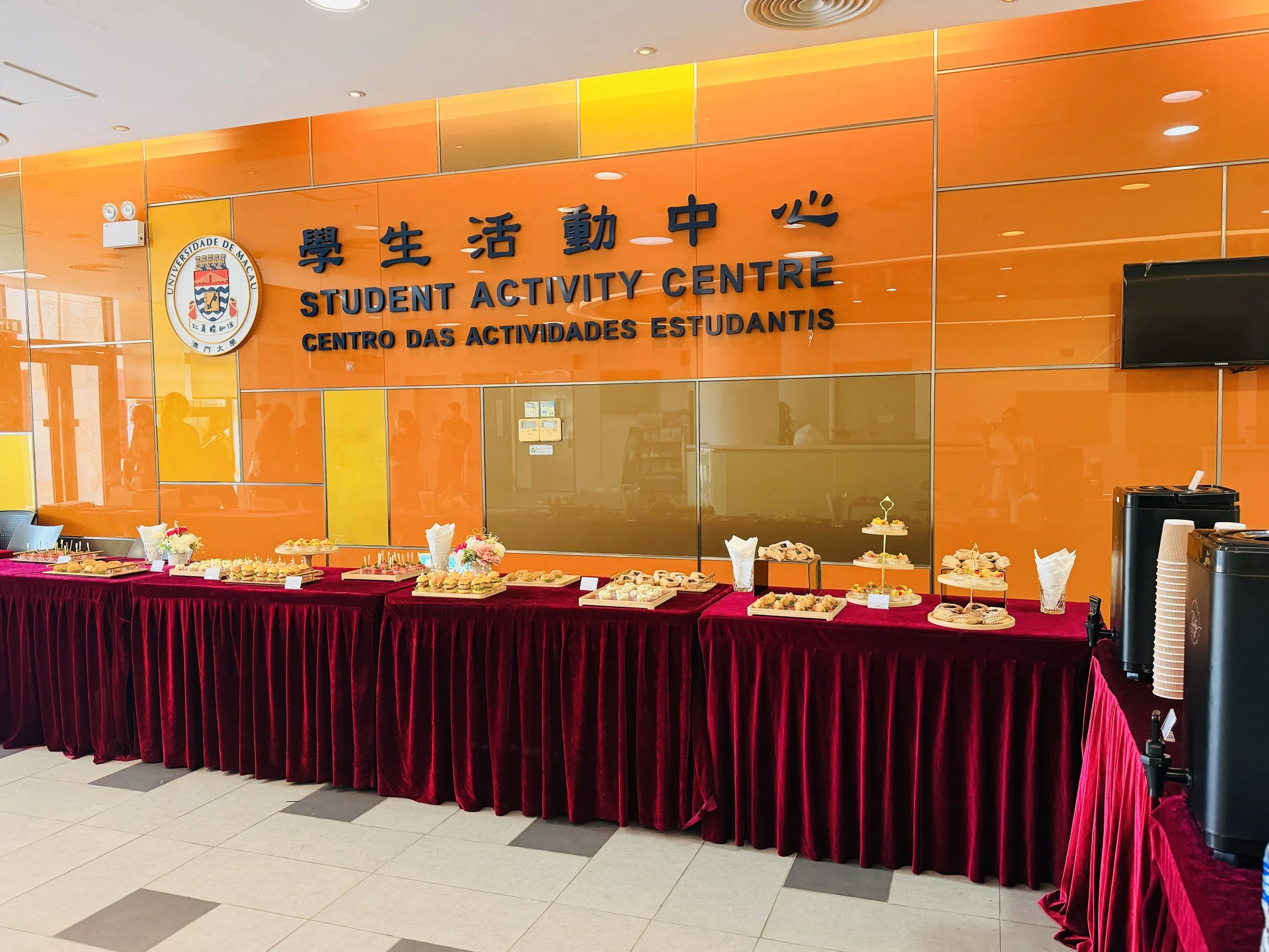 Launch ceremony of 15th Macao Tertiary Graduates Online Job Fair, coporate event catering service in Macau 