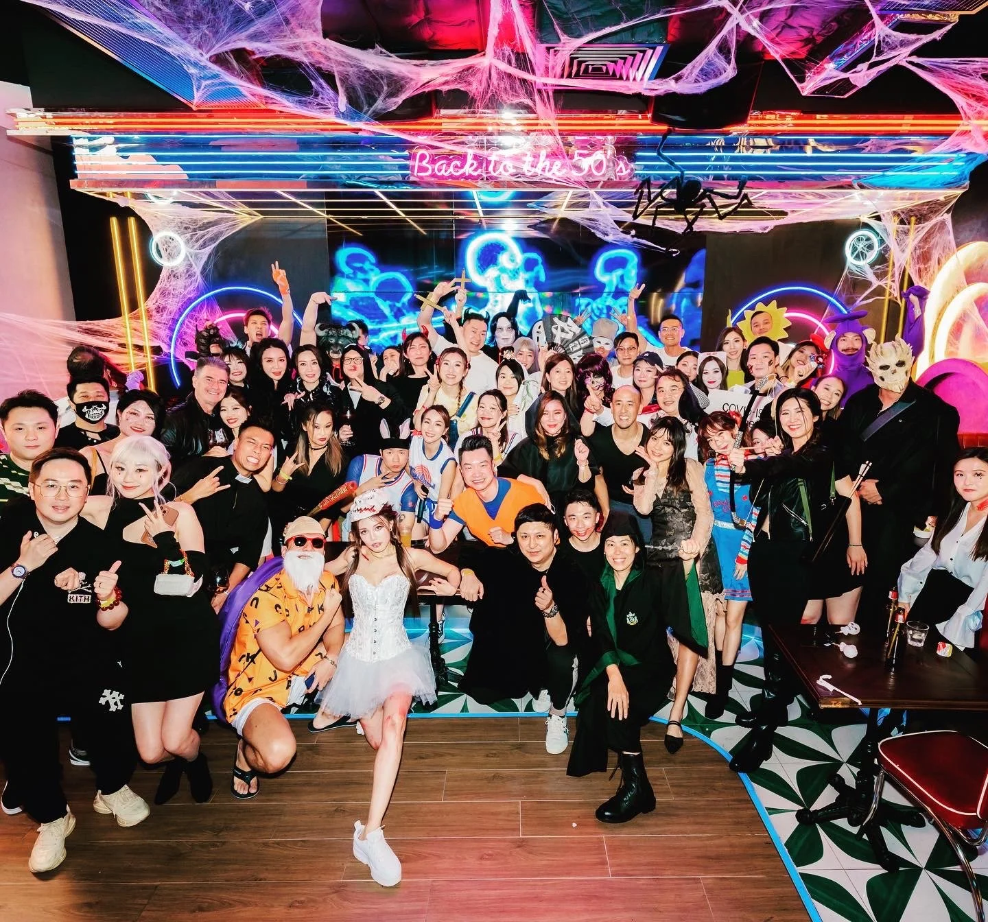 Party Macau self-organized Halloween event in 2022 for up to 100 guests, fully planned and executed with competitive theme games and prize giveaway in Macau 