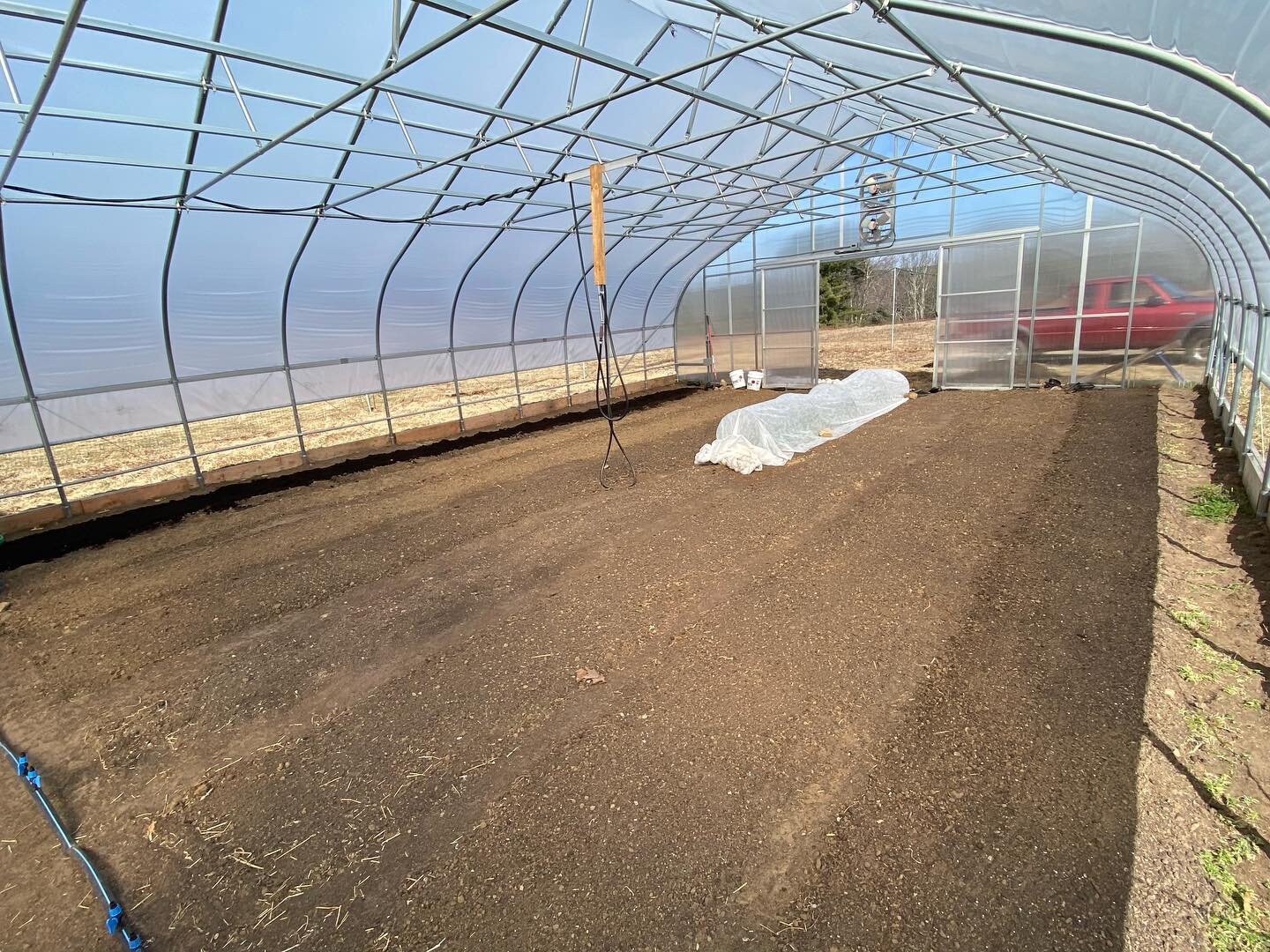 A glimpse of early transformations happening on the farm! 🌱 The warmer weather has us looking forward to the first day of Spring! 😊#ctgrown #supportlocalfarmers #freshveggies #litchfieldcounty #northwestcornerct