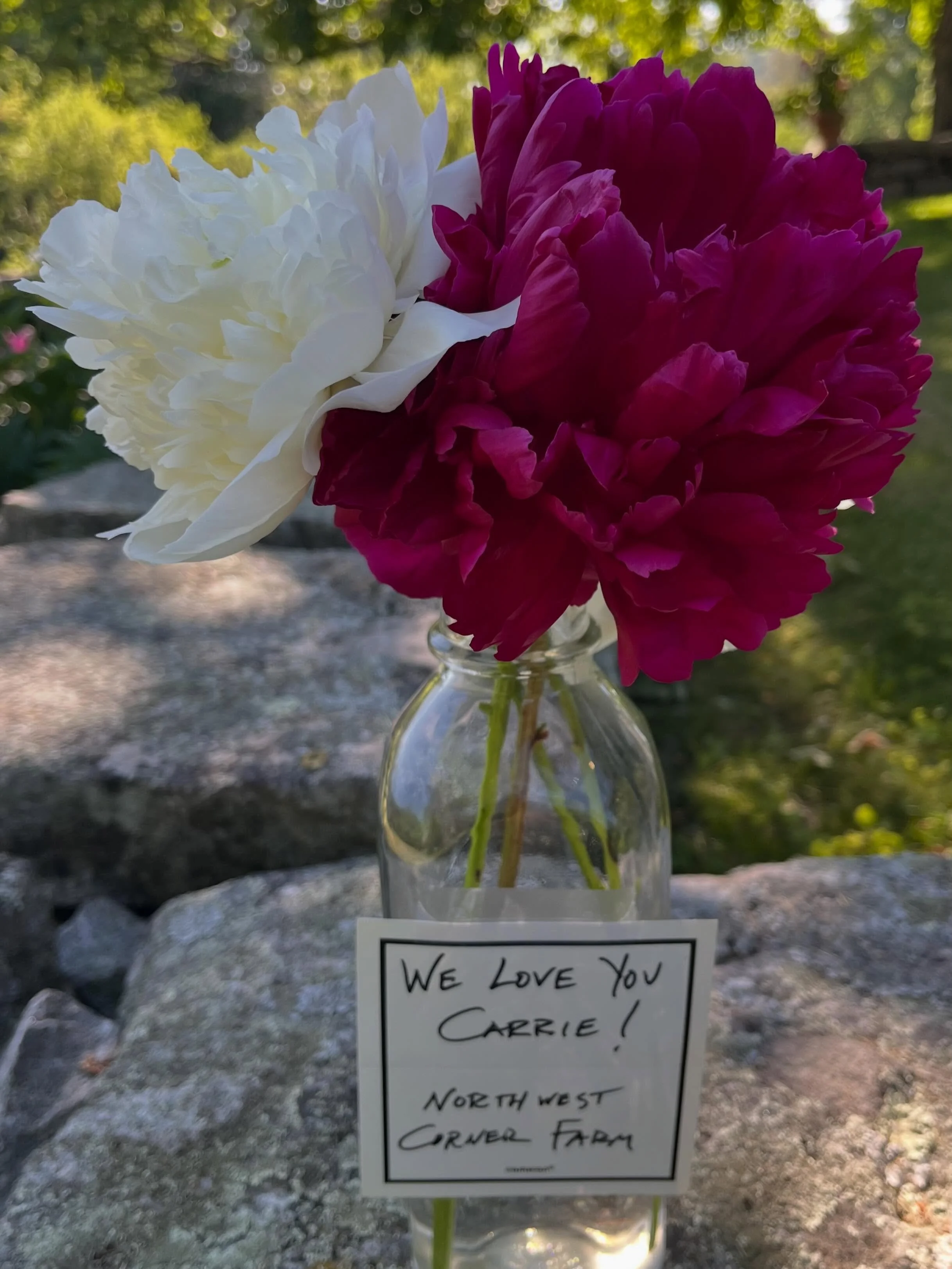 We first met Carrie Stetson @railwaycafe_winsted in 2023 when our farm was just getting started. Carrie took the time to meet with us, to encourage us, to take a chance on us. Her spirit and enthusiasm and kindness meant everything, and she became on