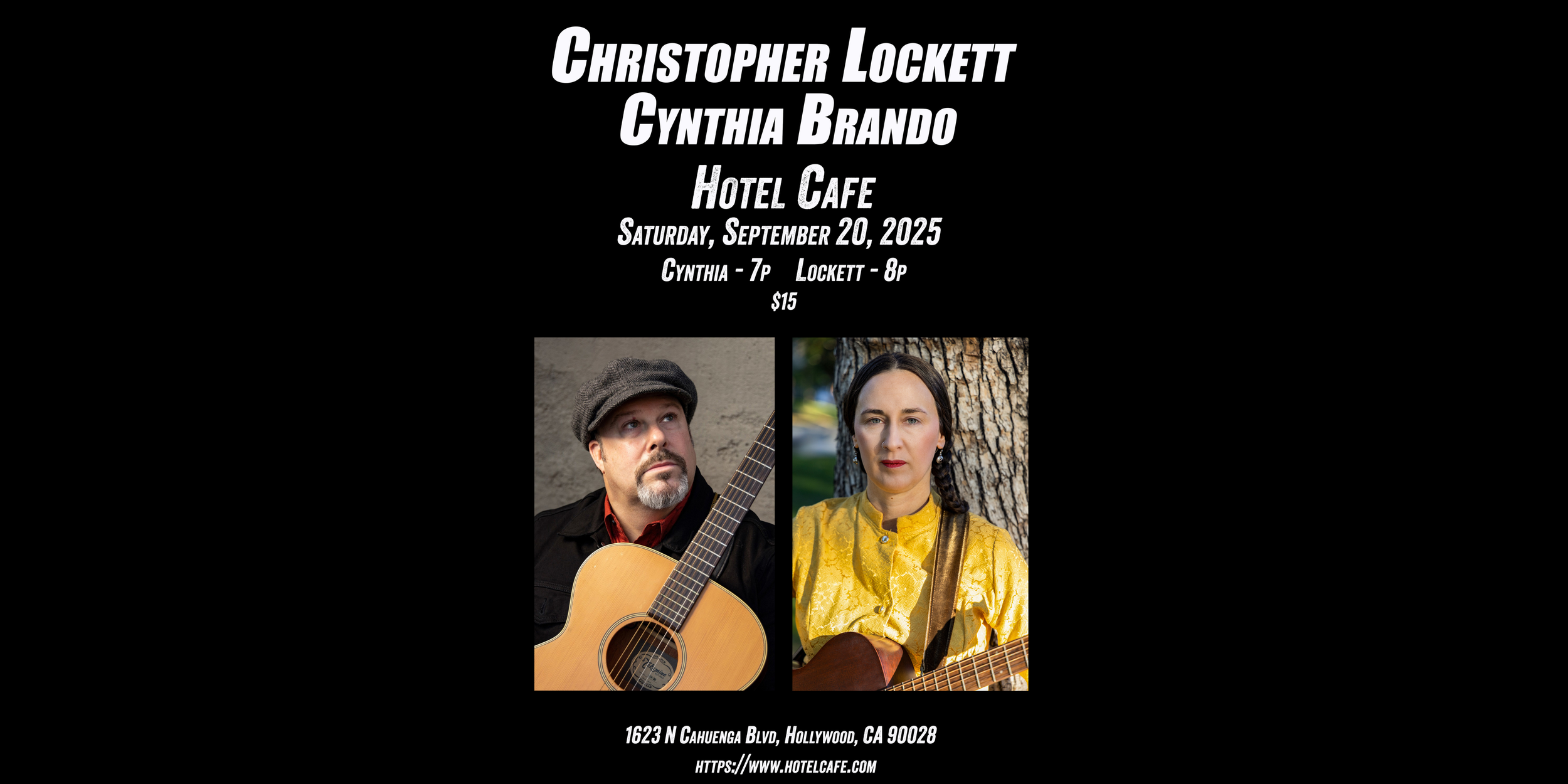 Christopher Lockett/Cynthia Brando @Hotel Cafe