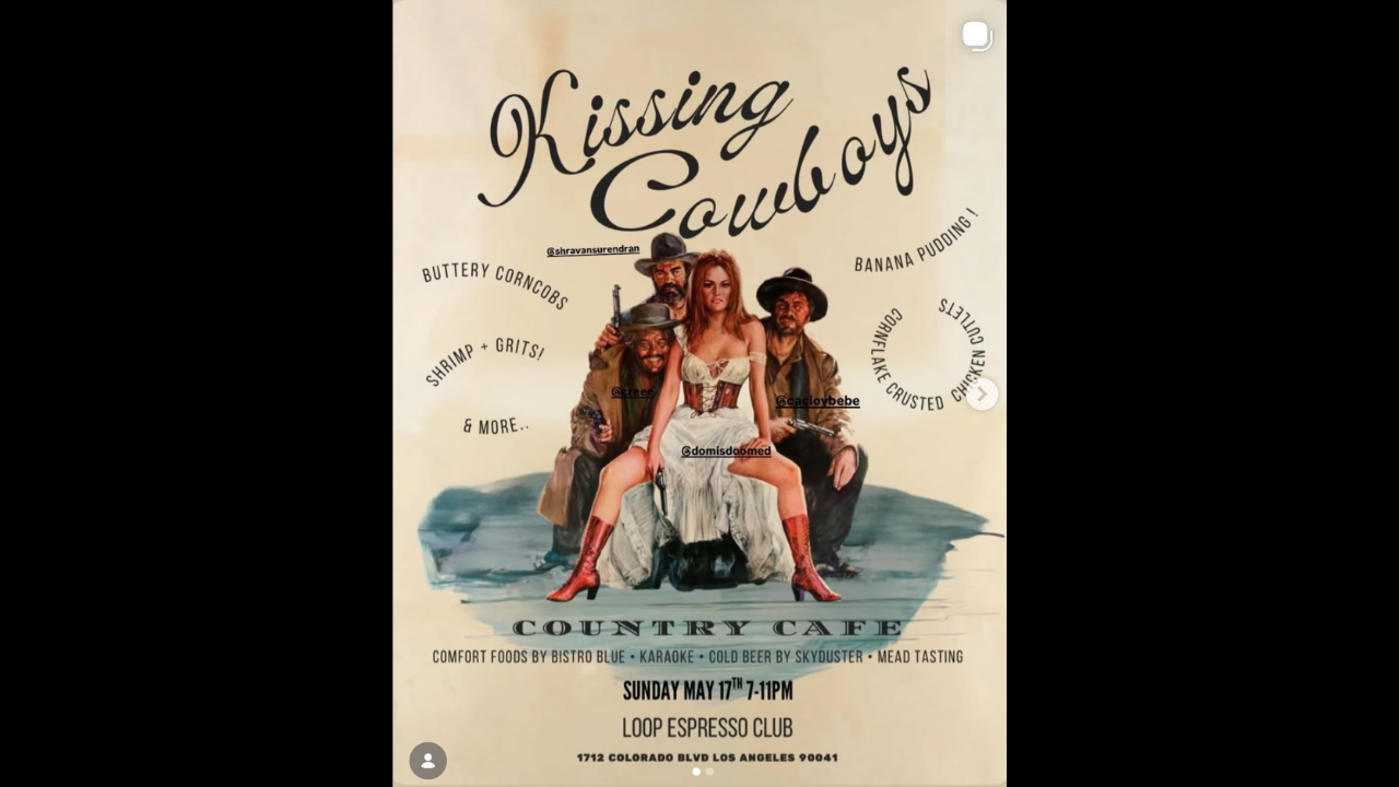 Kissing Cowboys